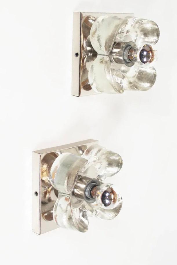 Murano Glass Wall Light by Sische - Six Available