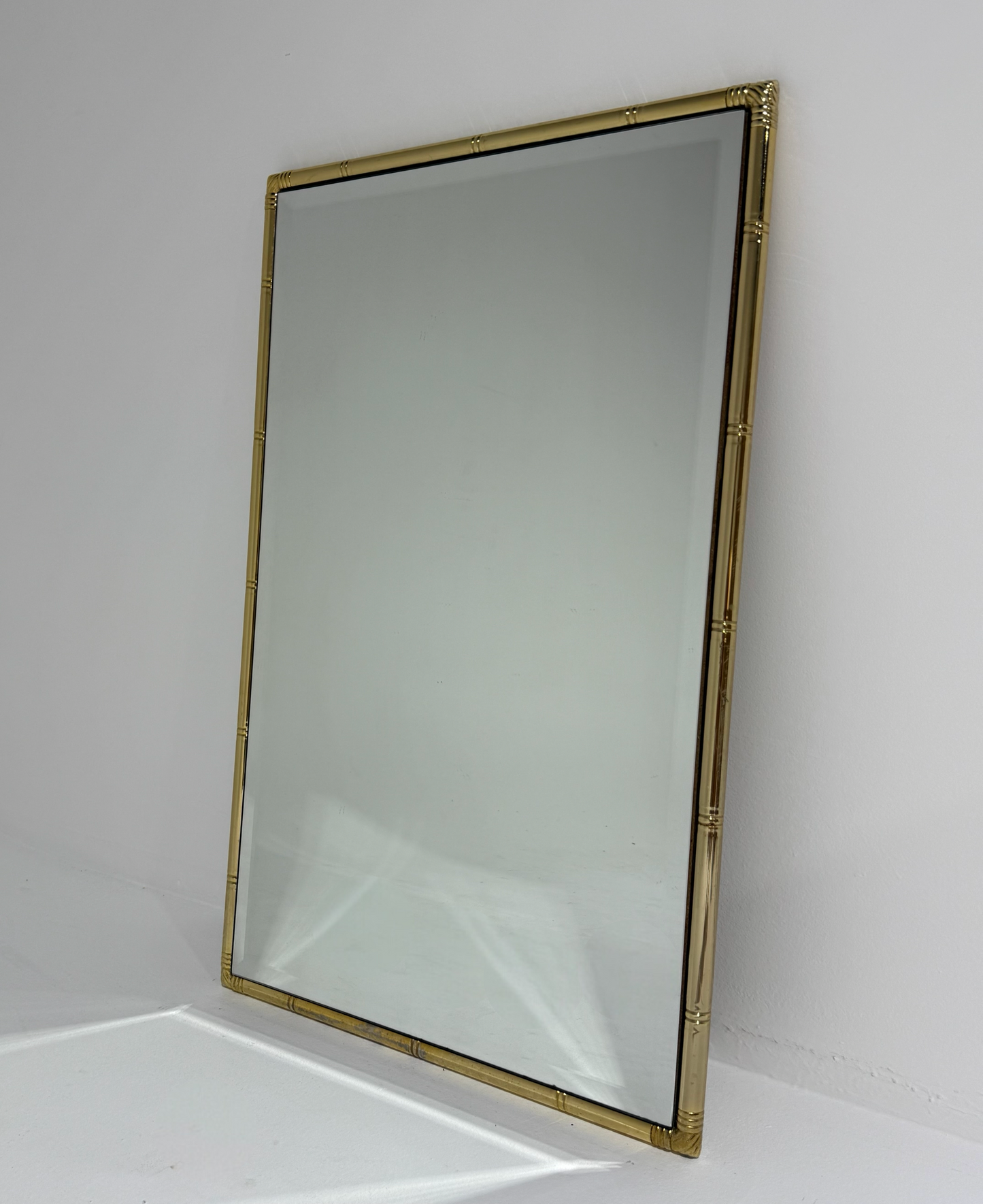 Vintage Italian Brass Mirror
