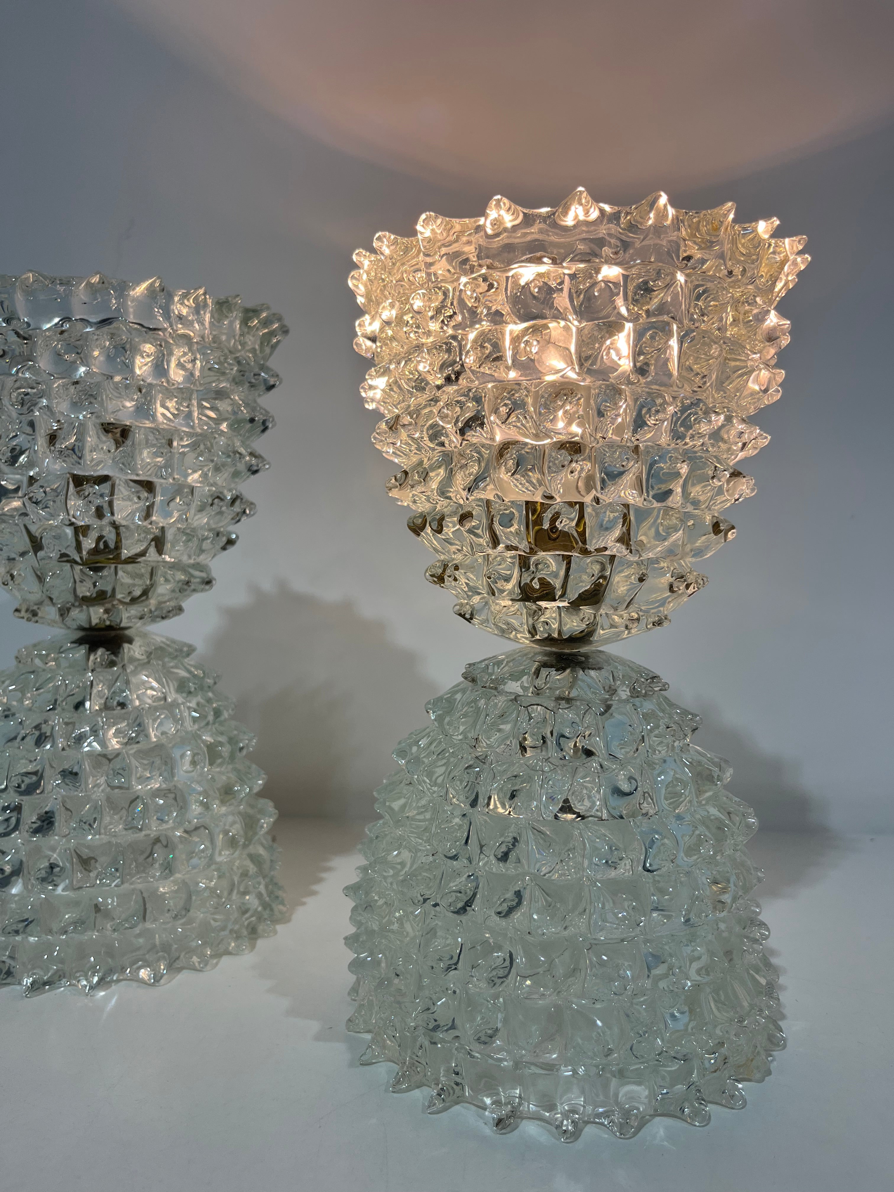 1940’s Murano Rostrato Table Lamp - Two Available