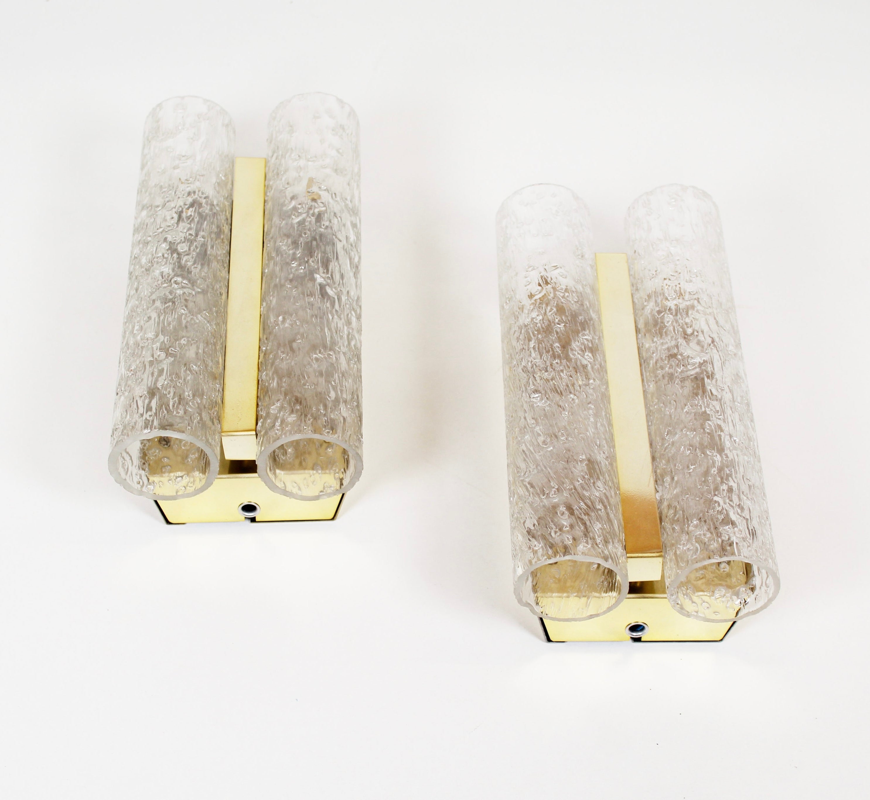 Pair of Murano Glass Wall Lights by Doria Leuchten