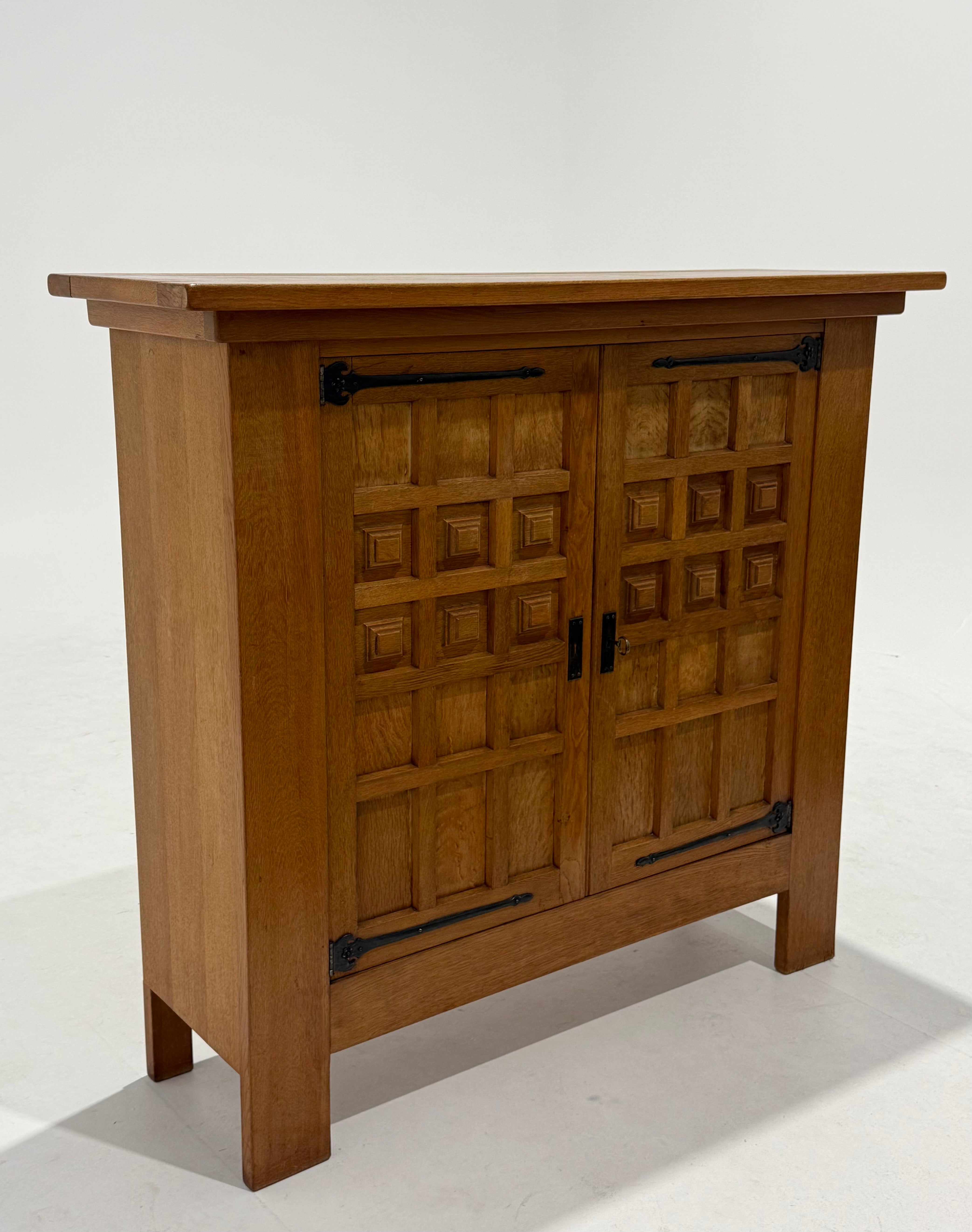 Vintage French Oak Cabinet