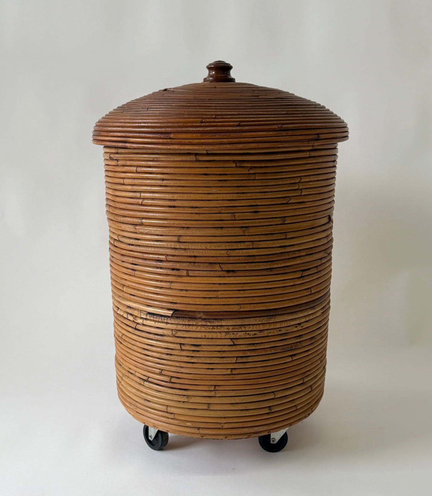 Italian Pencil Reed Bamboo Basket