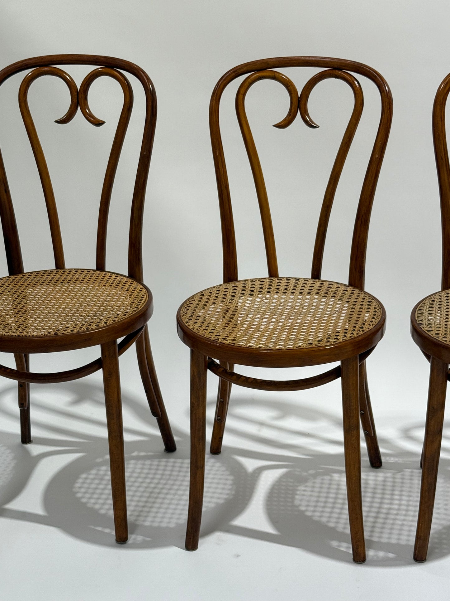 Set of Four Vintage Bentwood Dining Chairs