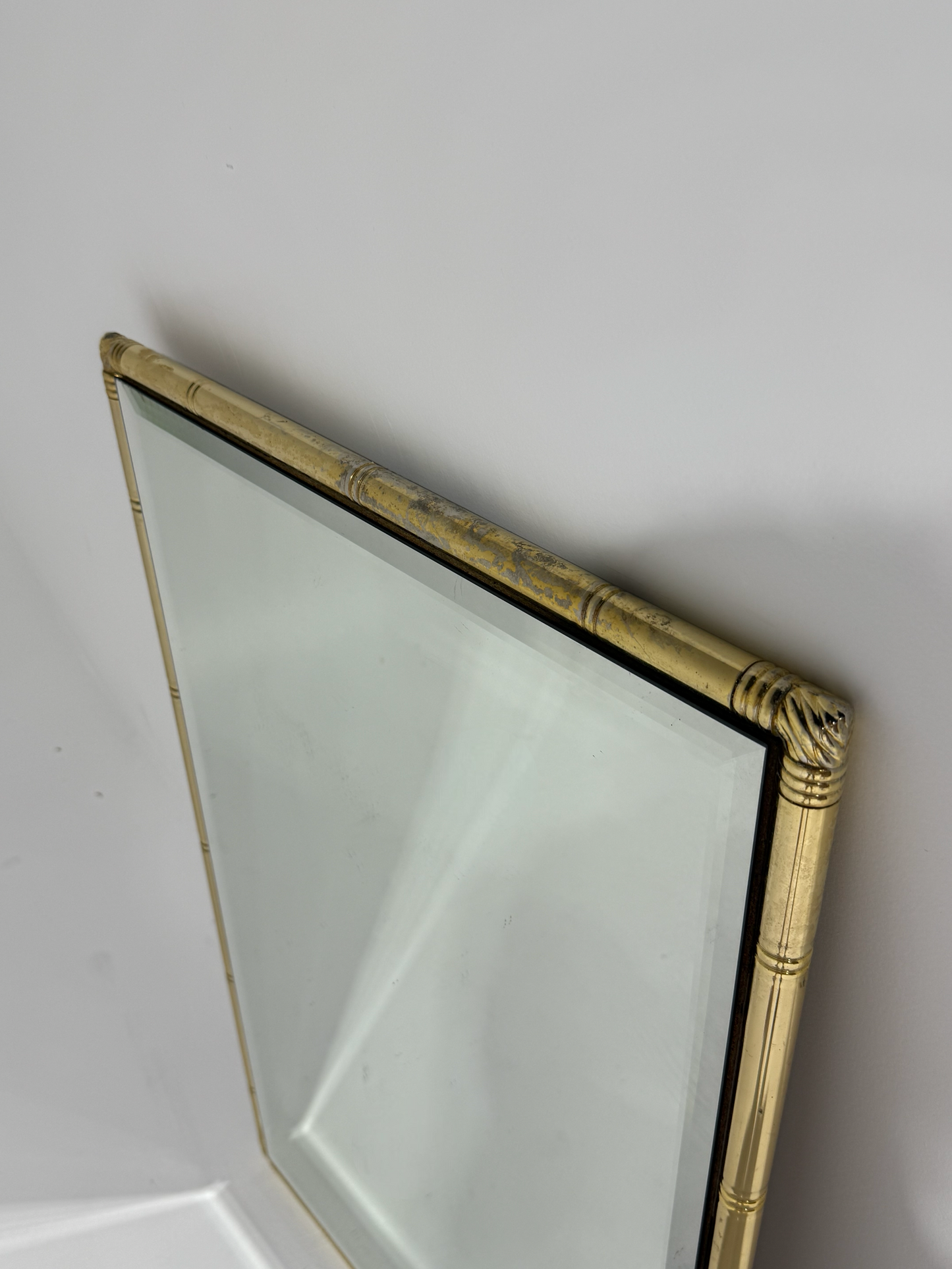 Vintage Italian Brass Mirror