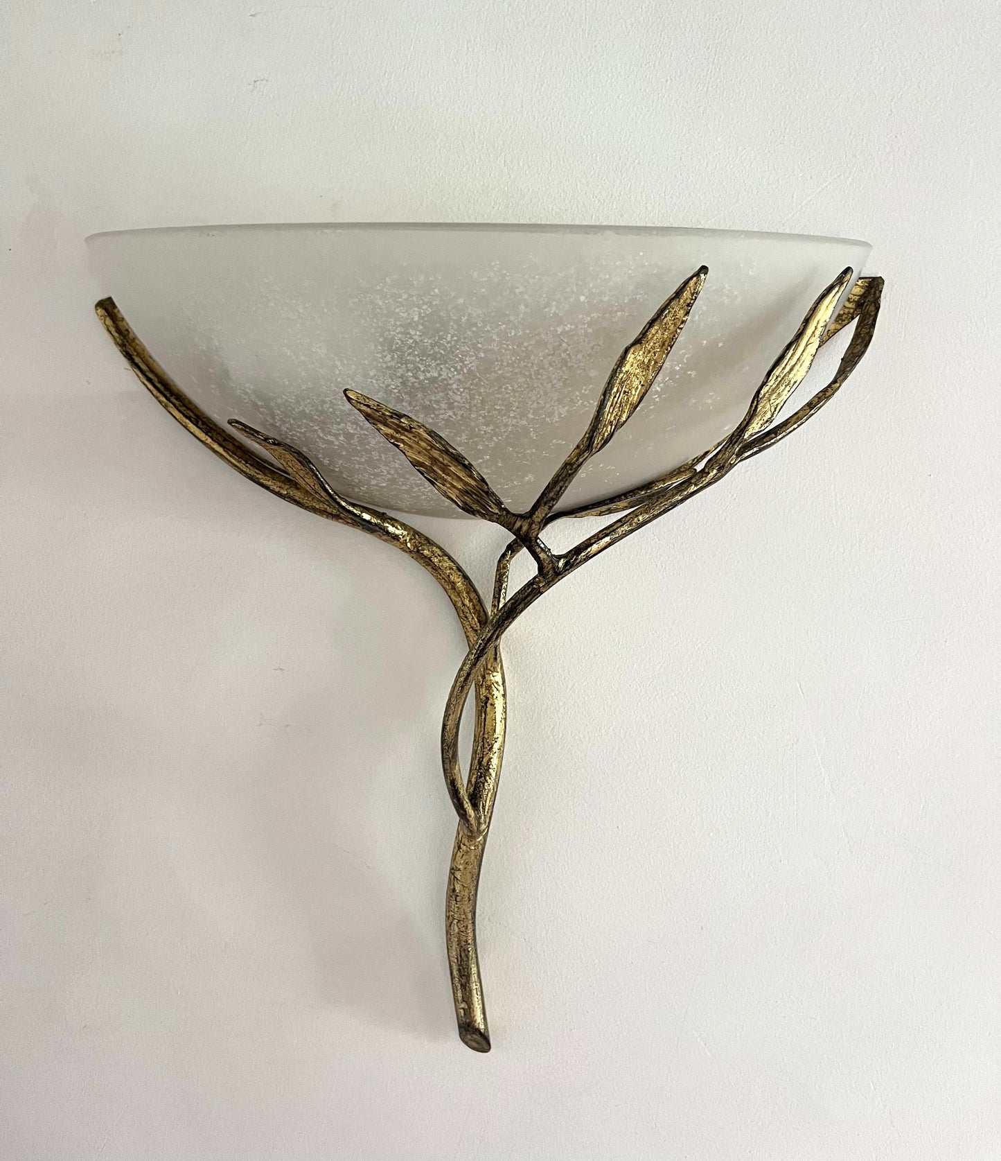 Italian Bronze Wall Light by Banci Firenze