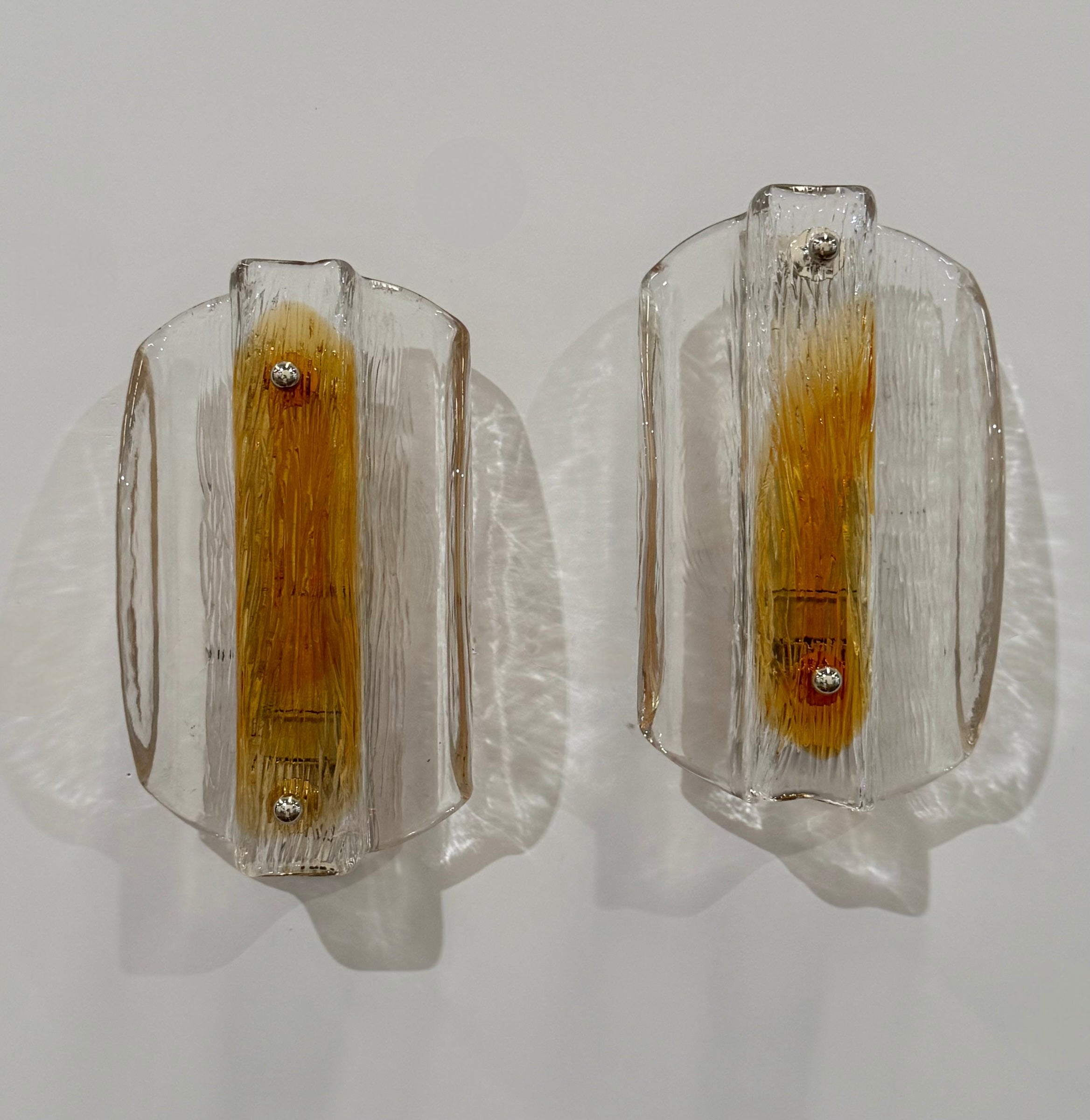 1970’s Murano Wall Light by Mazzega - Six Available