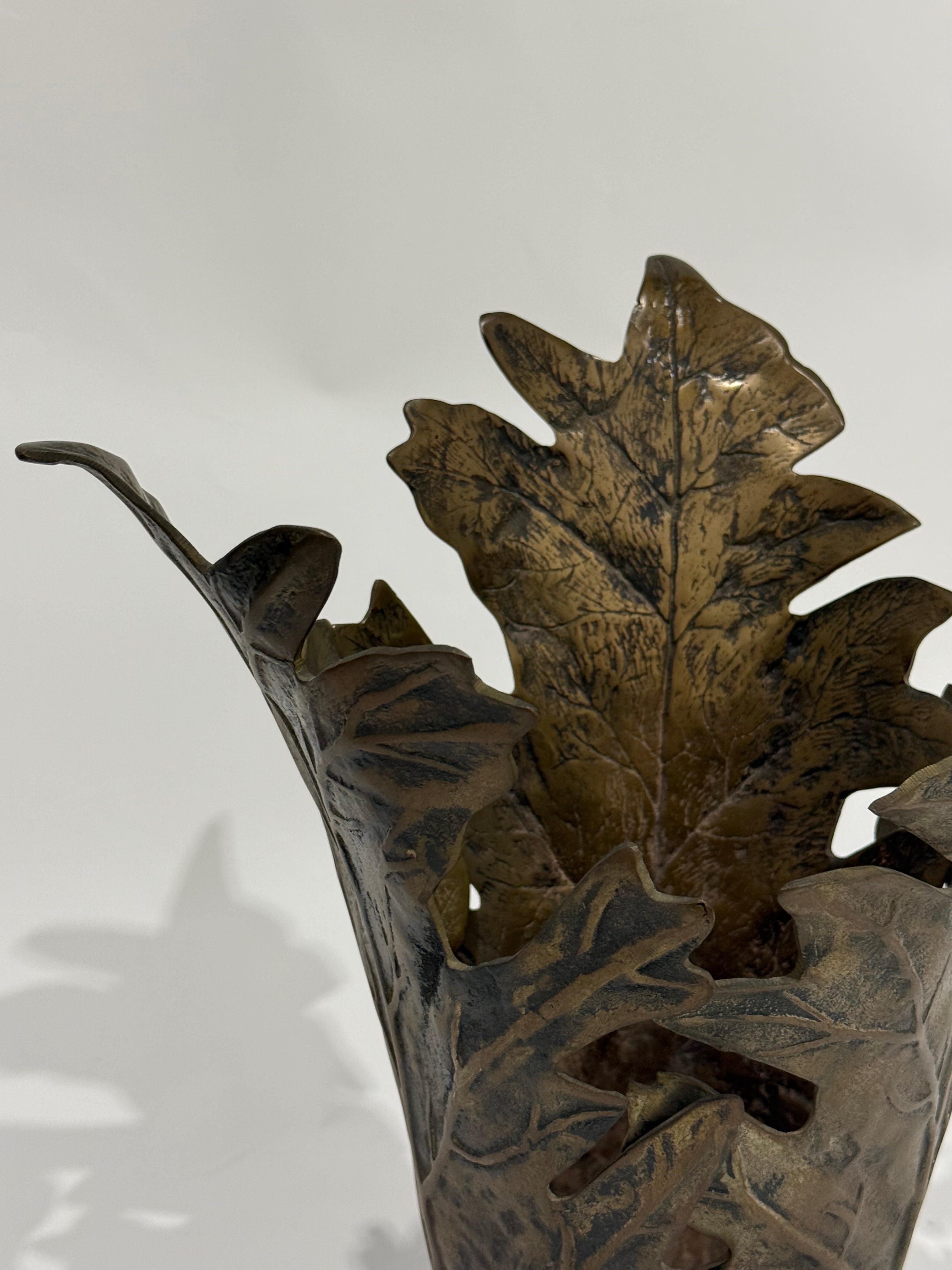 Vintage Bronze Umbrella Holder by Gabriella Crespi