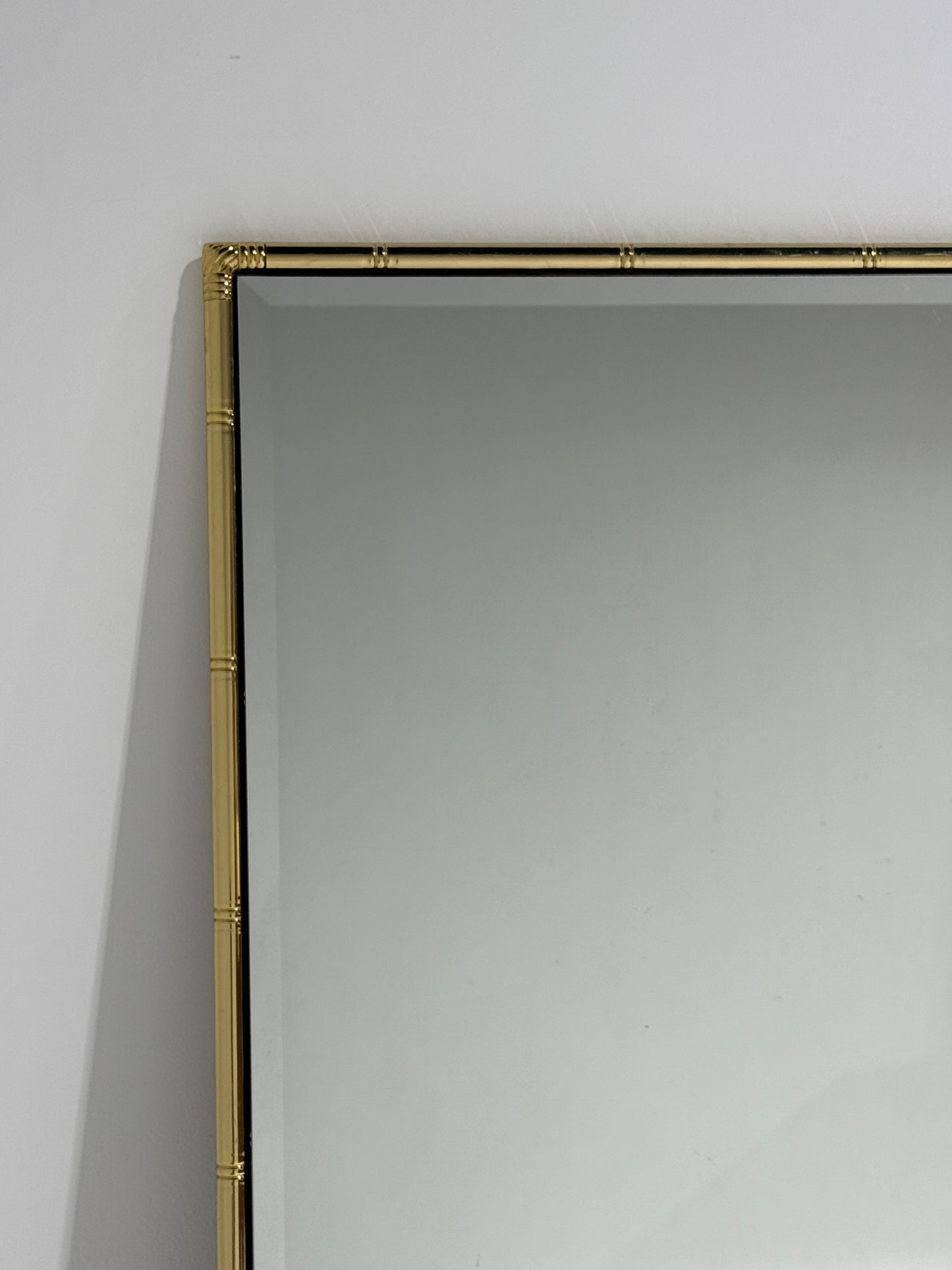 Vintage Italian Brass Mirror