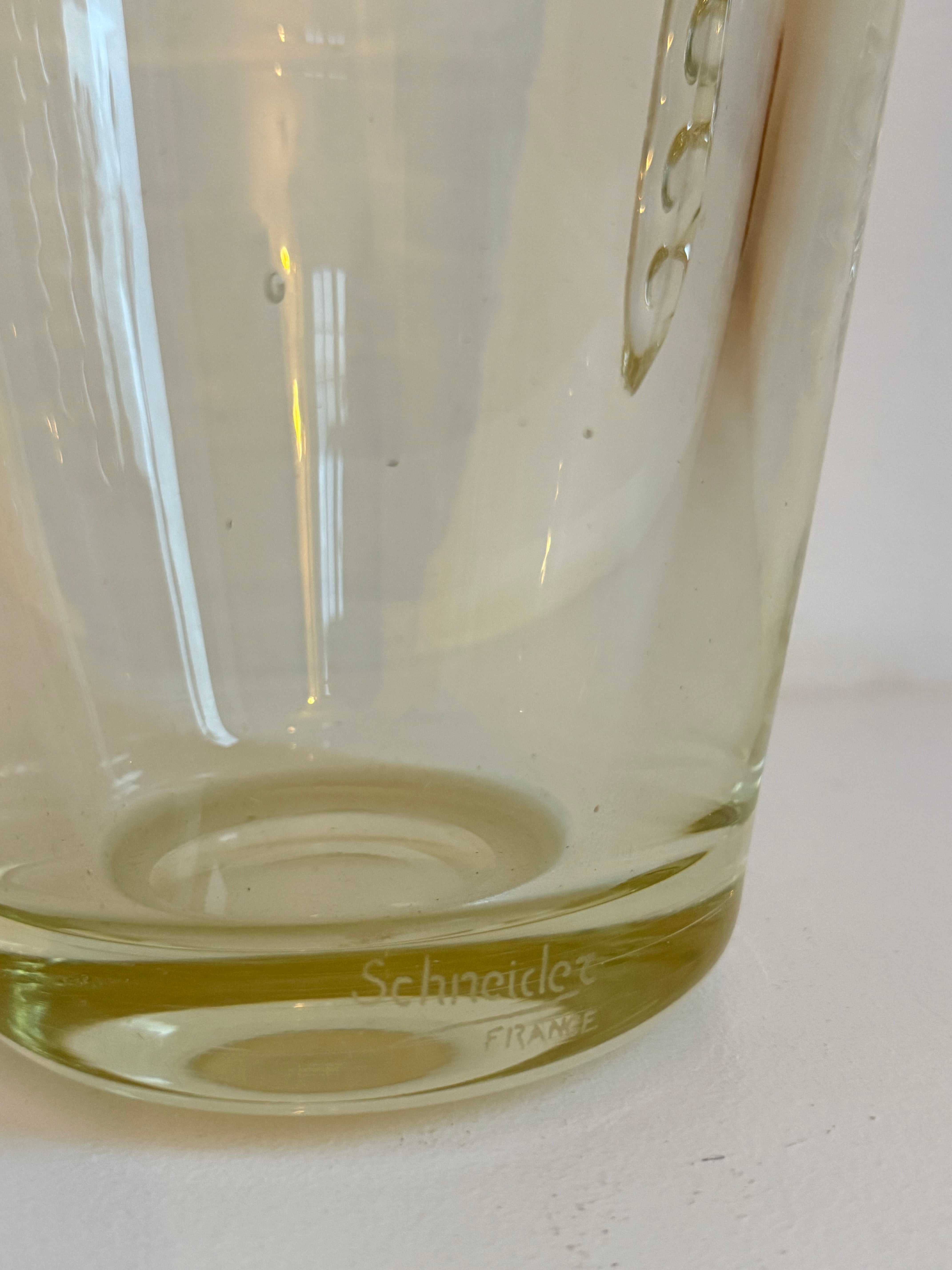 PRE-ORDER: Vintage French Glass Vase by Charles Schneider