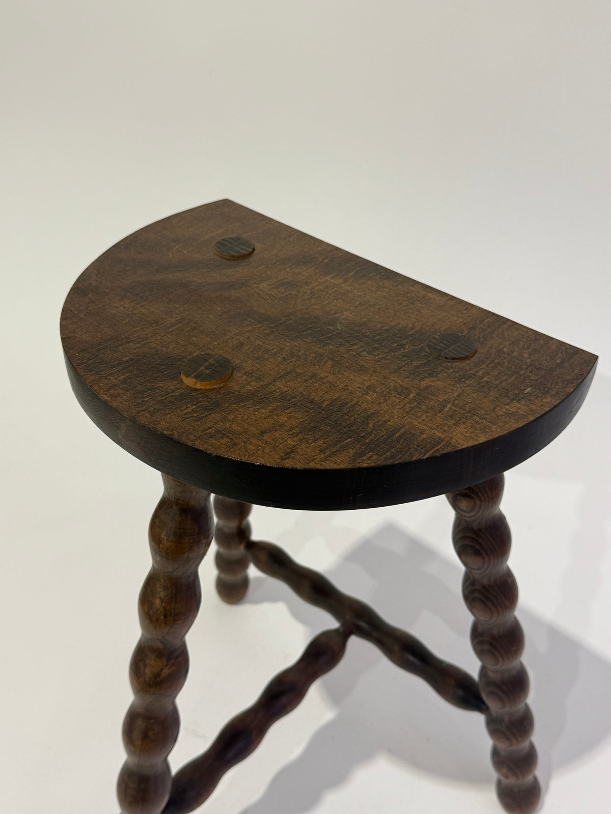 Vintage French Bobbin Tabouret - Two Available
