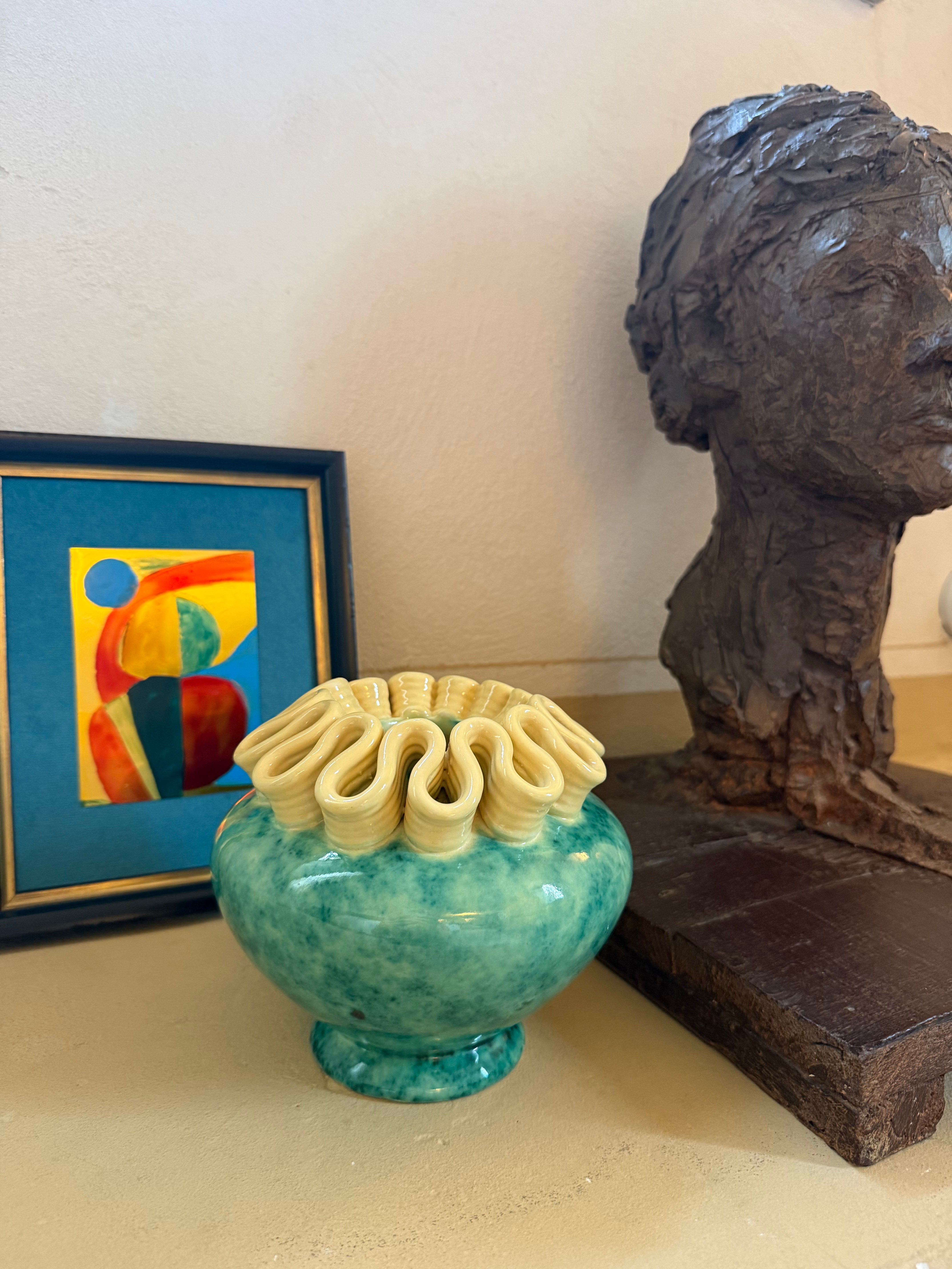 French Art Deco Vase by Sainte Radegonde