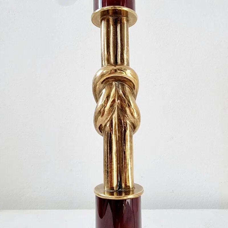 PRE-ORDER: 1970s Italian Brass and Lucite Table Lamp by Giovanni Banci