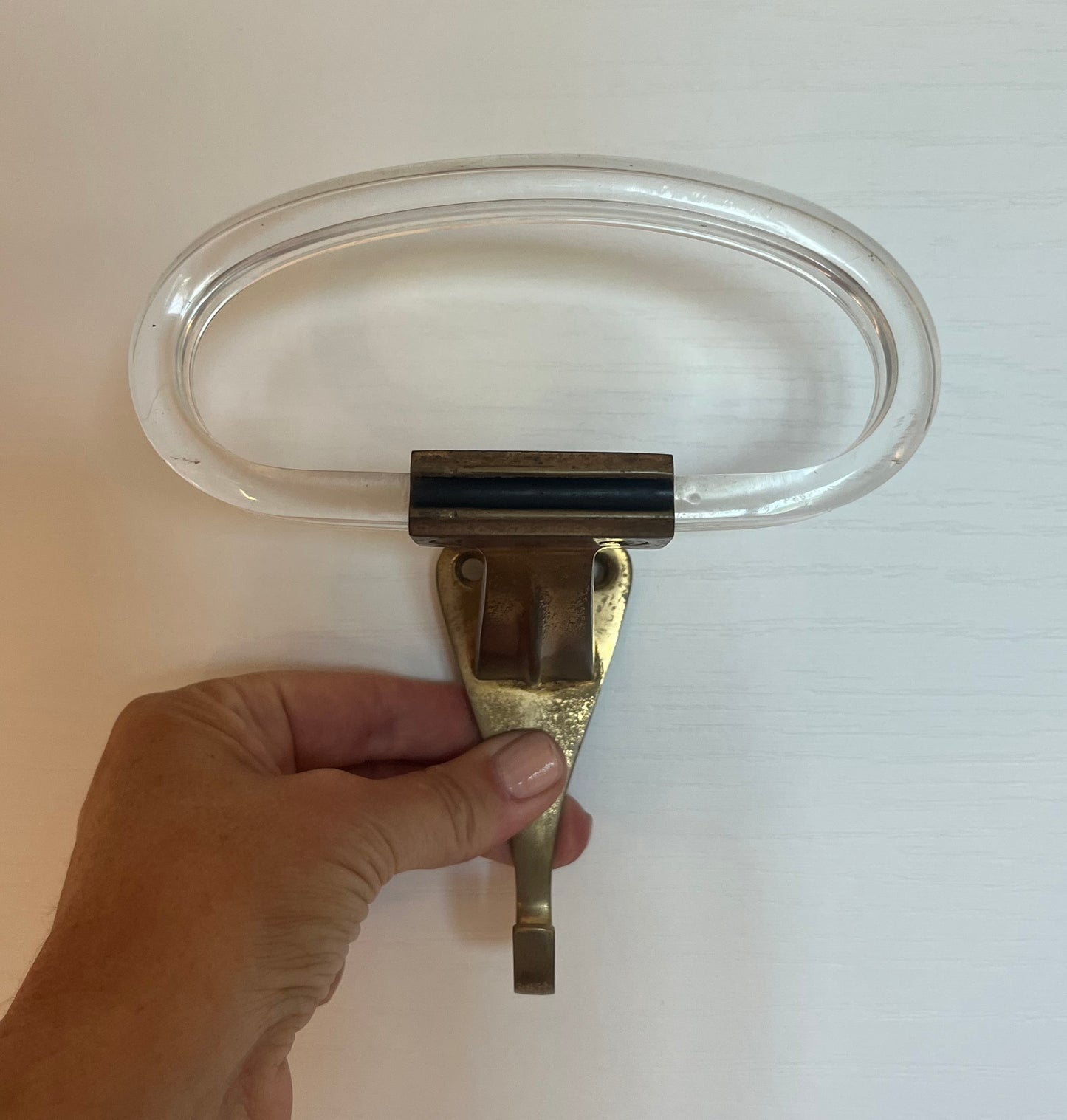 Italian Brass Coat Hook - One Available
