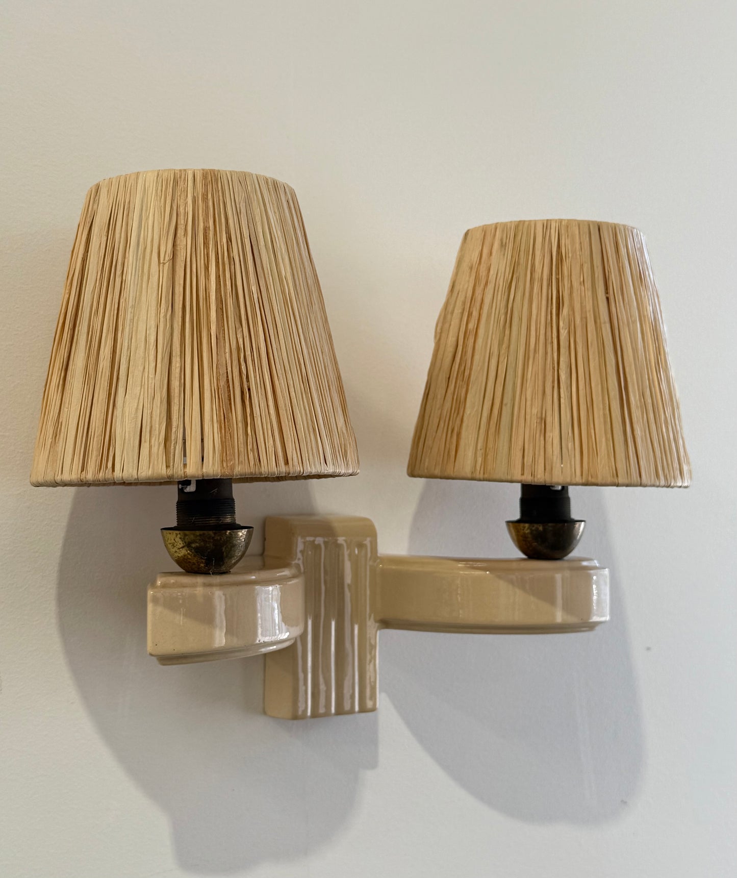 1950’s French Ceramic Wall Light