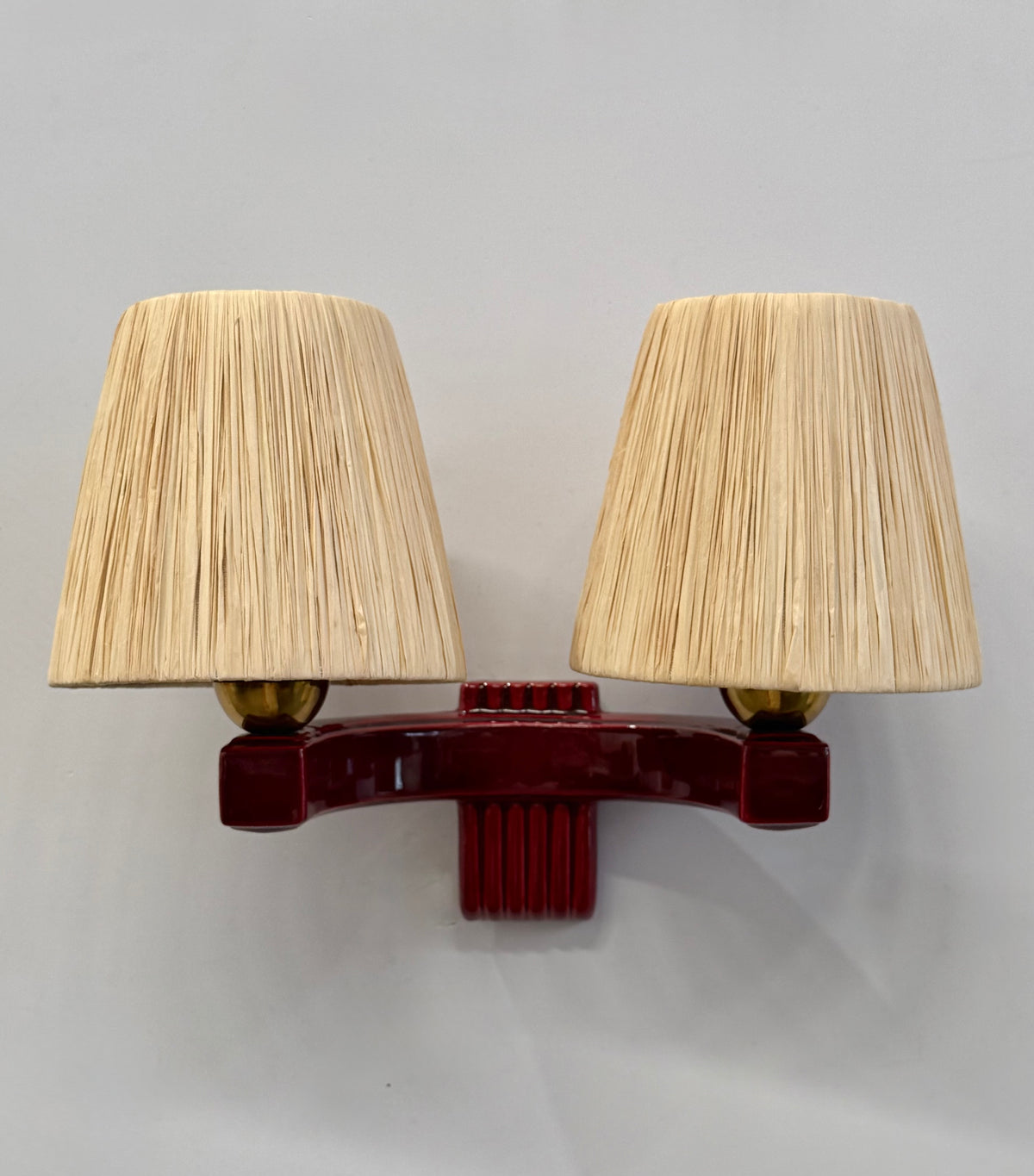 1950’s French Ceramic Wall Light