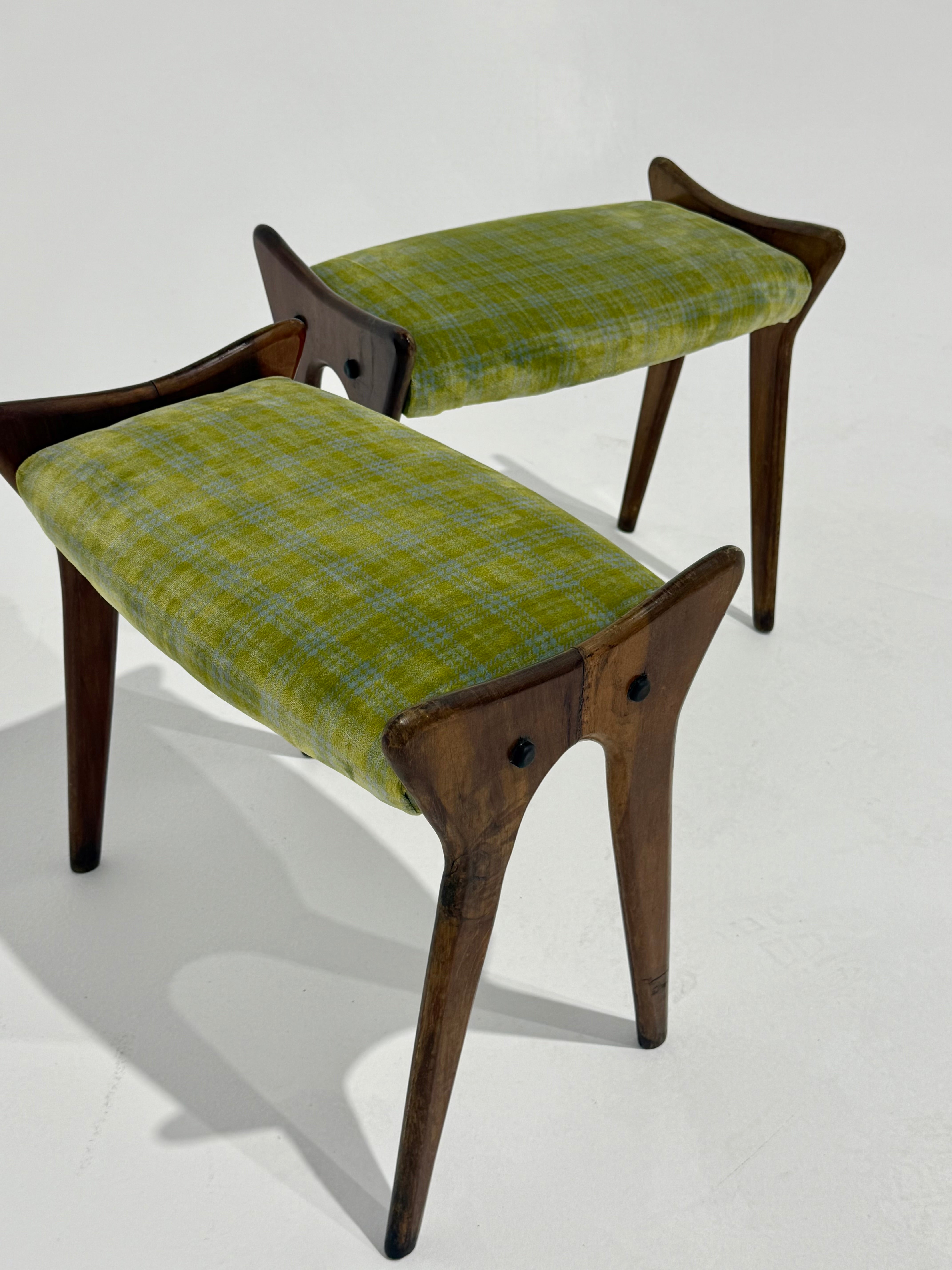 Italian Art Deco Stool - Two Available