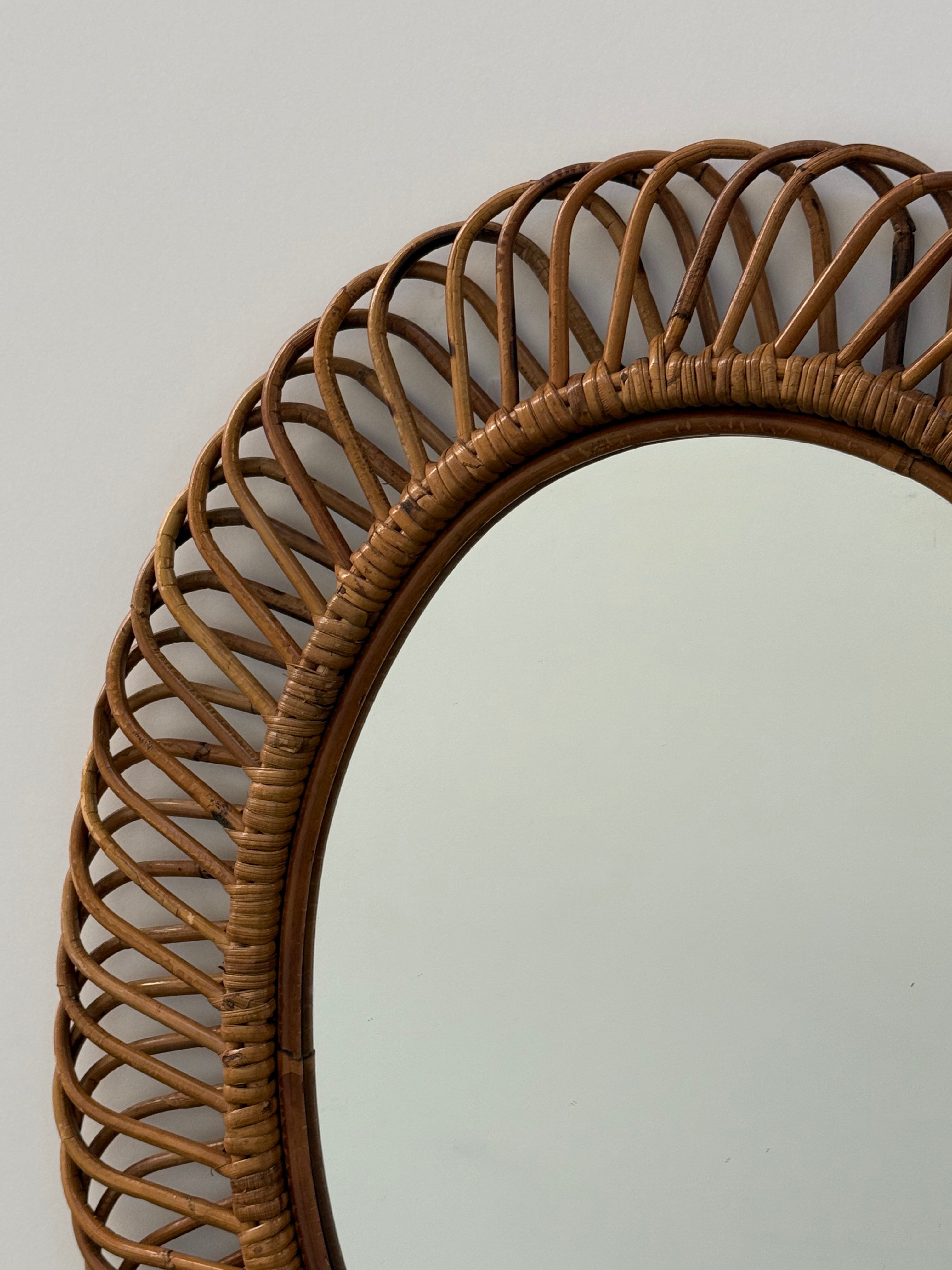 Vintage Italian Mirror by Bonacina