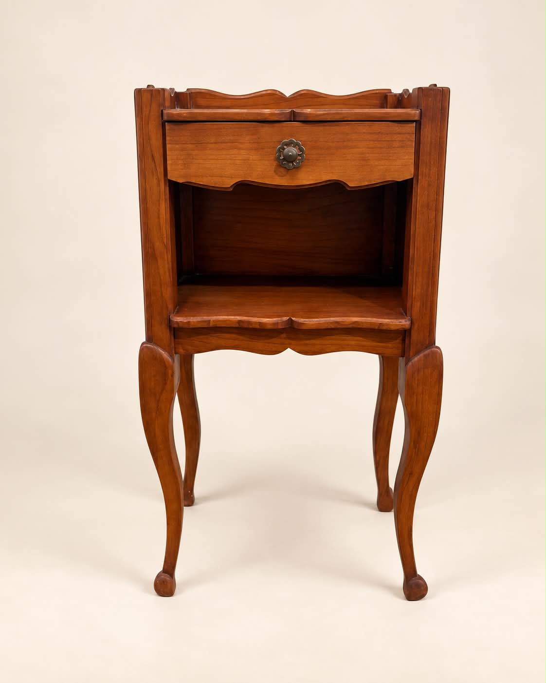 Pair of French Timber Bedside Tables