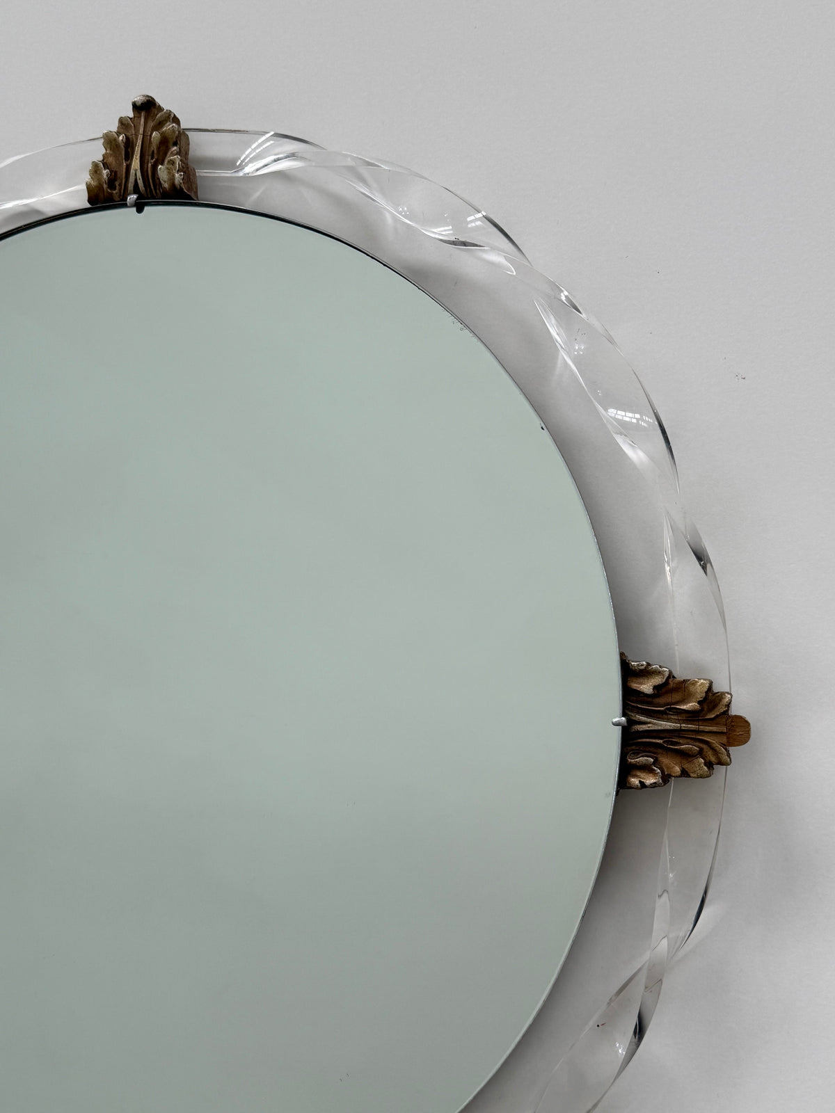 Vintage French Lucite Mirror