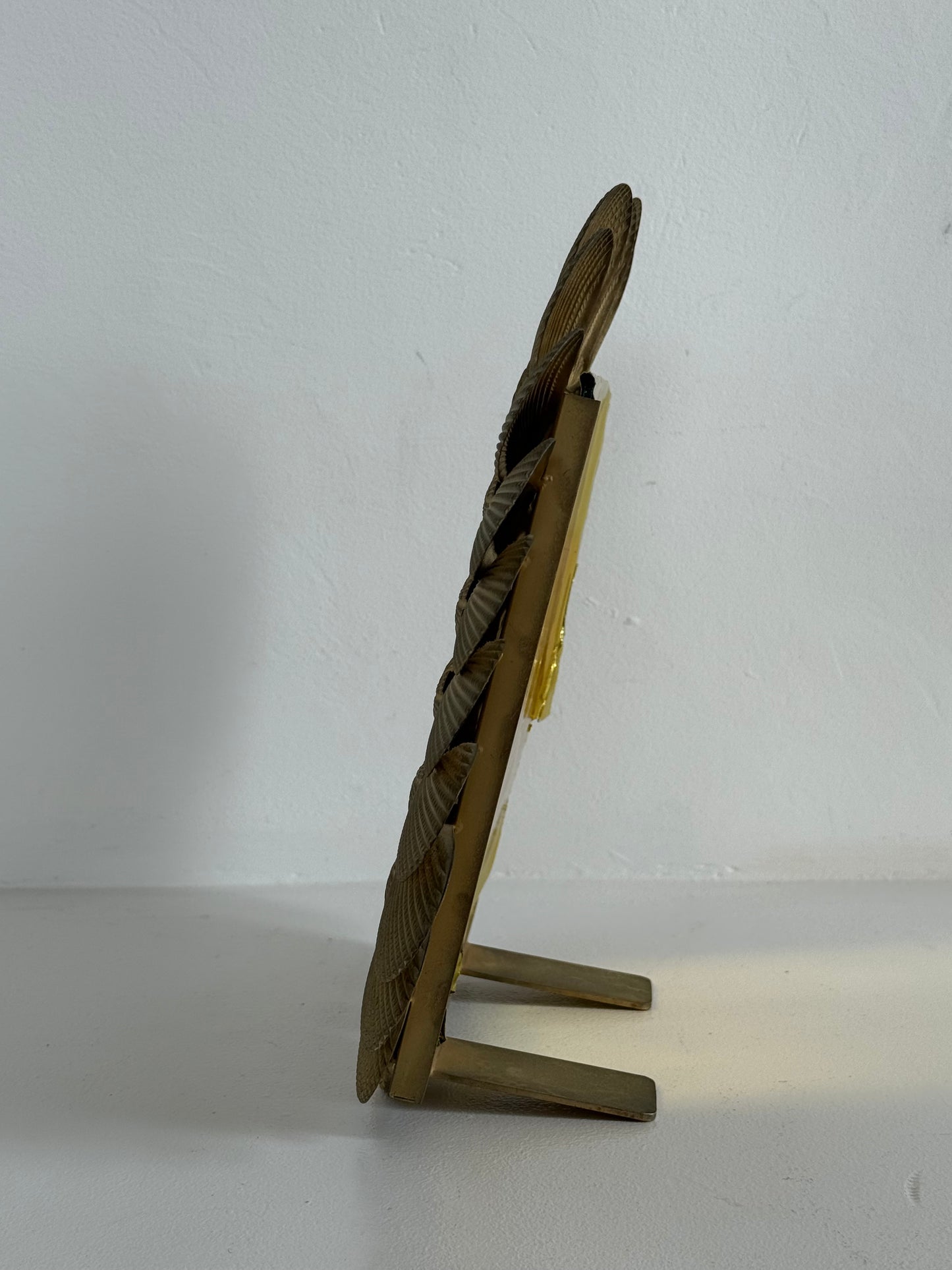 Vintage French Shell Table Mirror