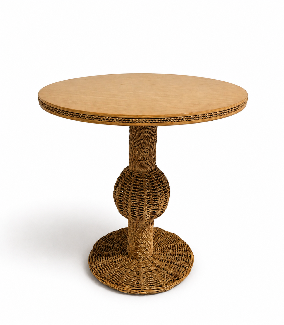 Vintage Italian Oak and Rope Table - Two Available