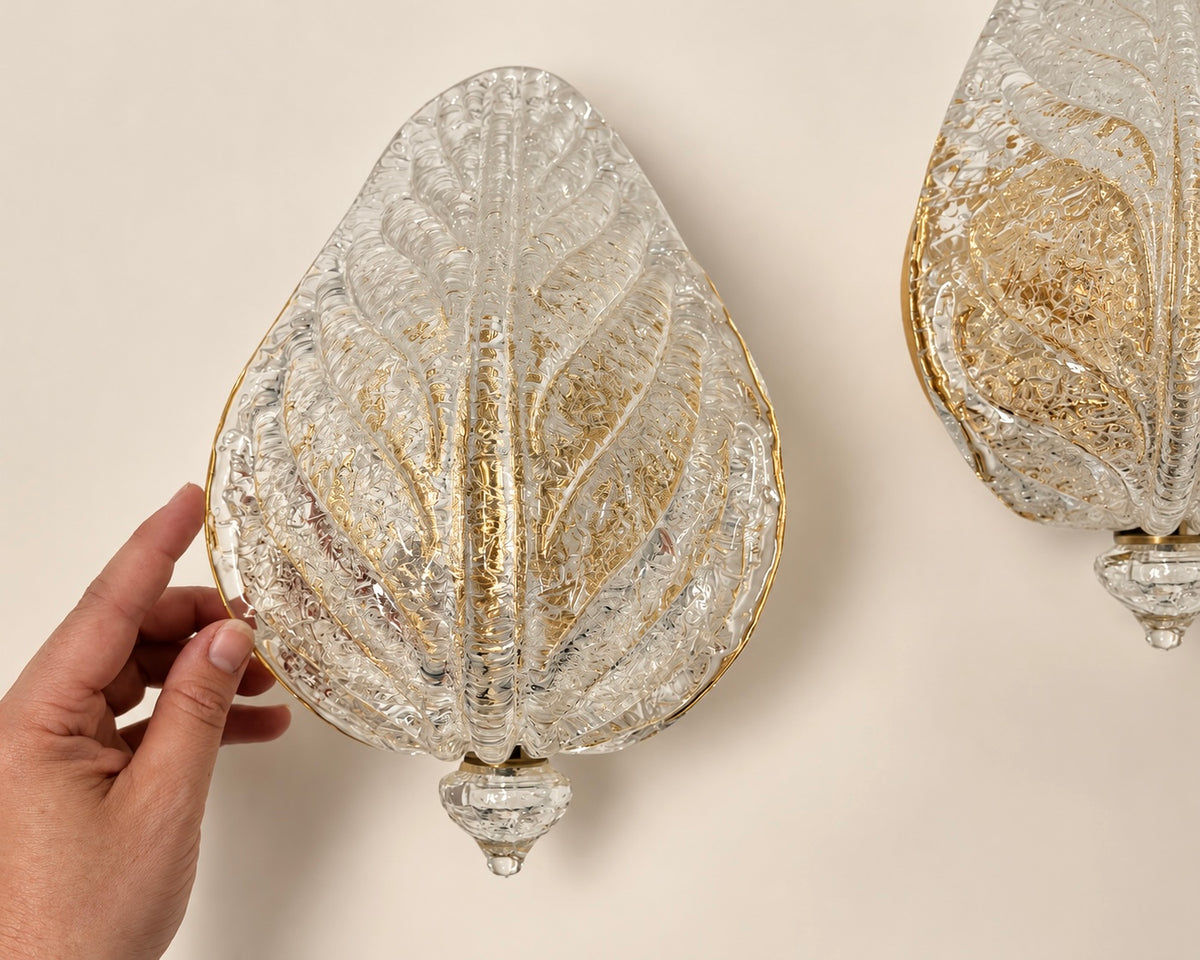 Pair of Vintage Murano Wall Lights