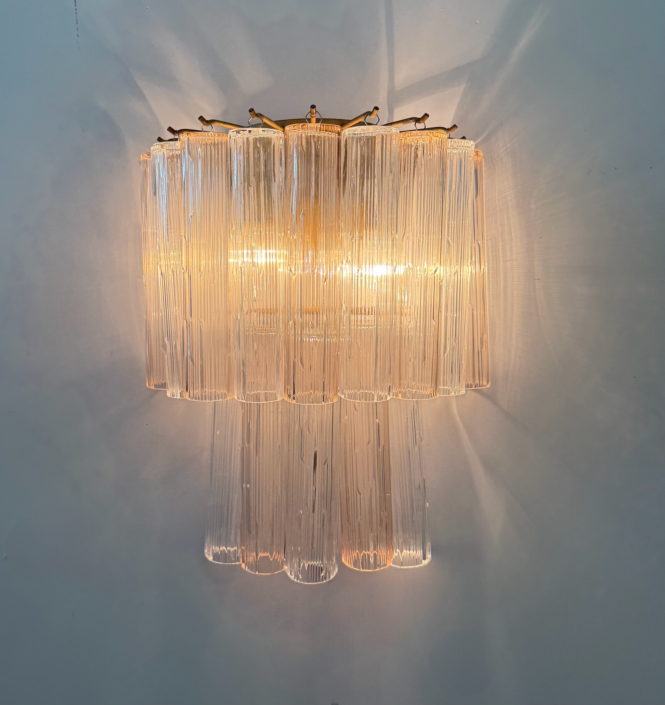 Large Murano Glass Wall Light - Two Available