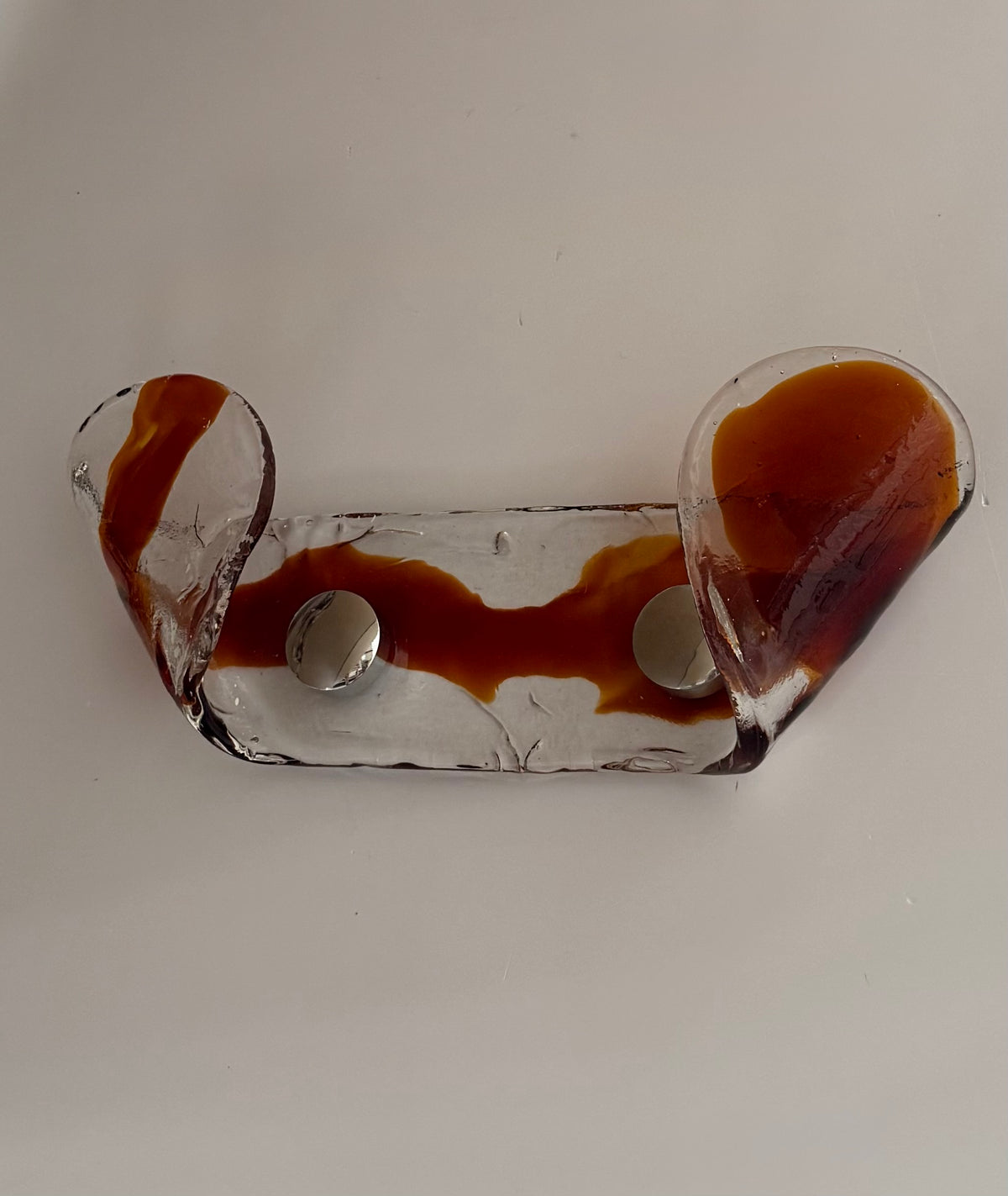 1970’s Murano Glass Robe Holder by Mazzega