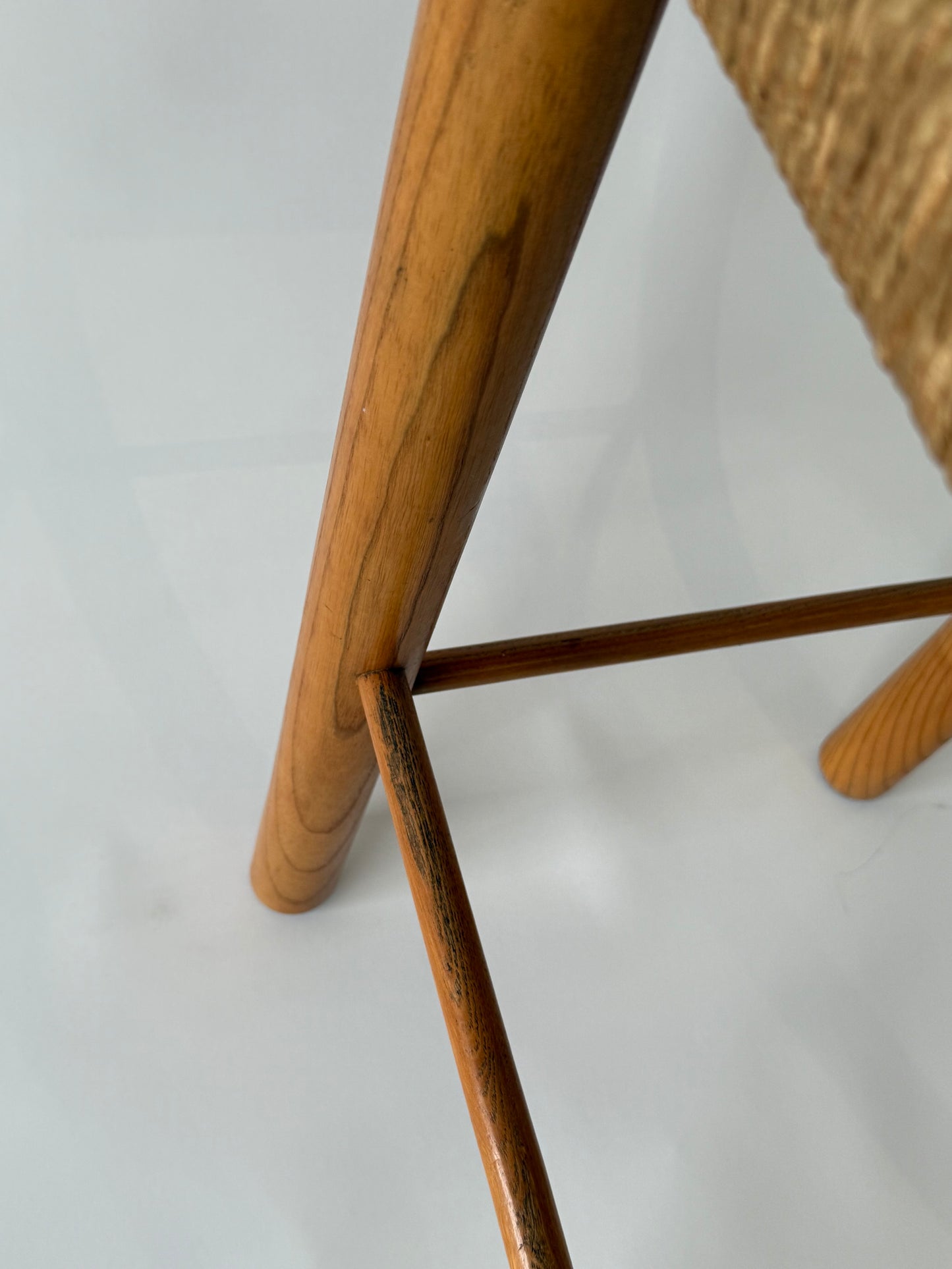 Vintage Rush Stool In The Style Of Perriand - Two Available
