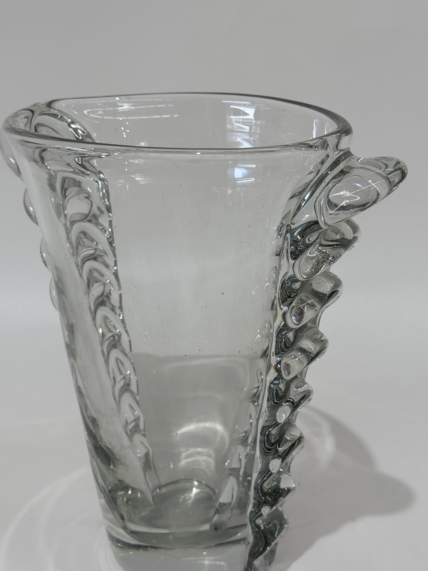Vintage French Crystal Vase by Daum