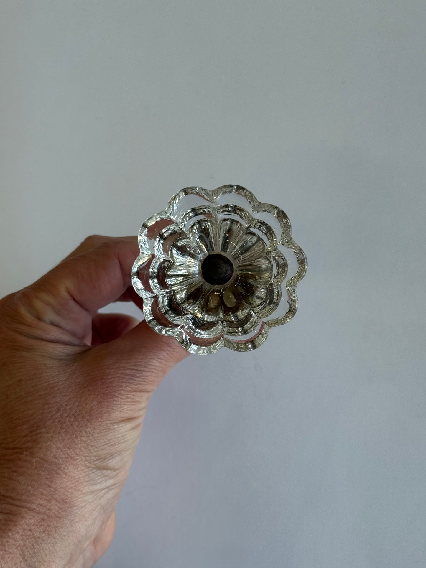 Italian Glass Drawer/Door Pulls - 4 Available