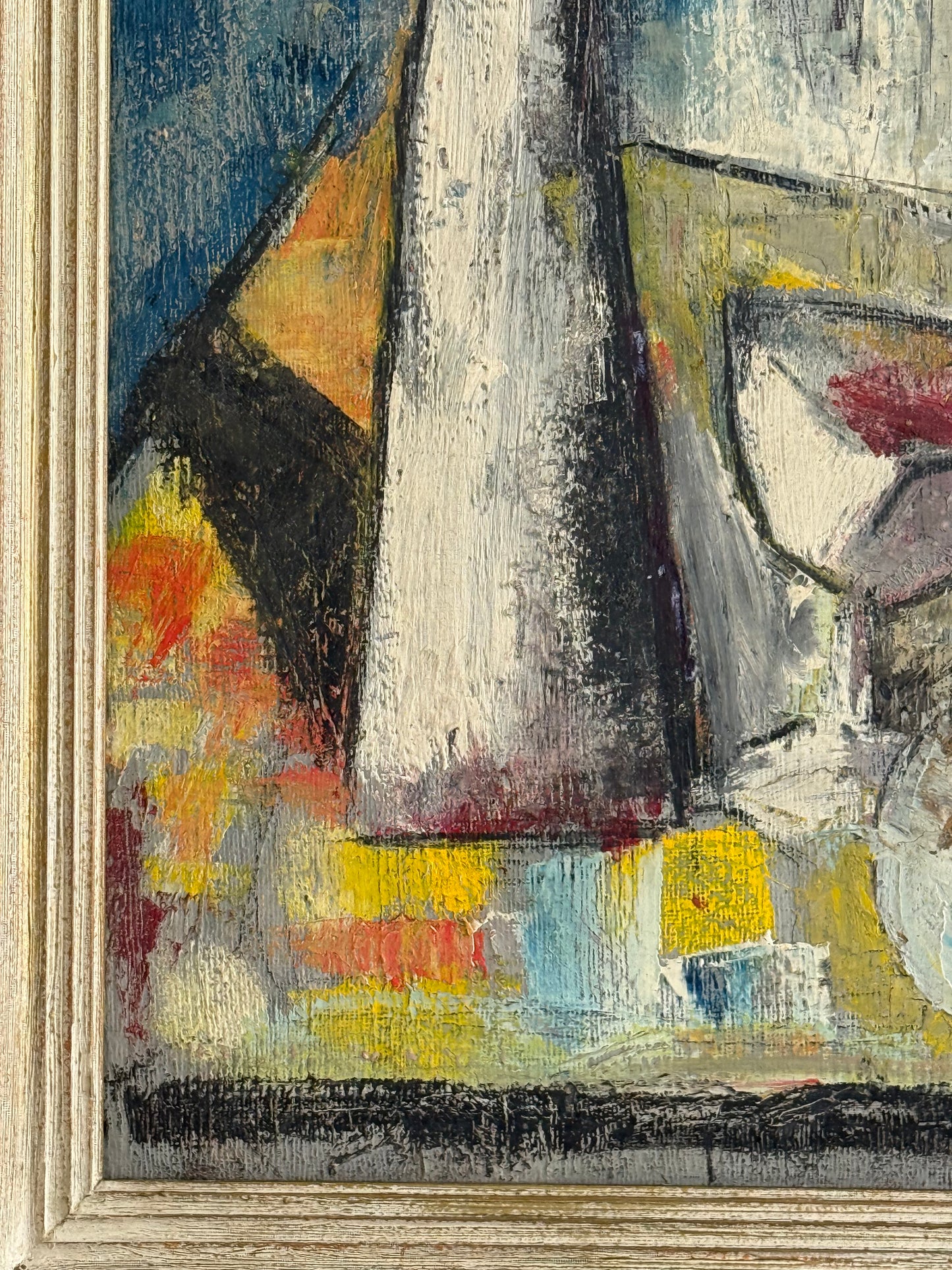 Antique French Cubist Still Life