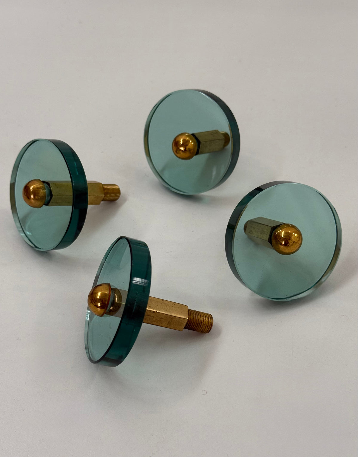 Italian Murano Glass Cabinetry Pulls - Four Available