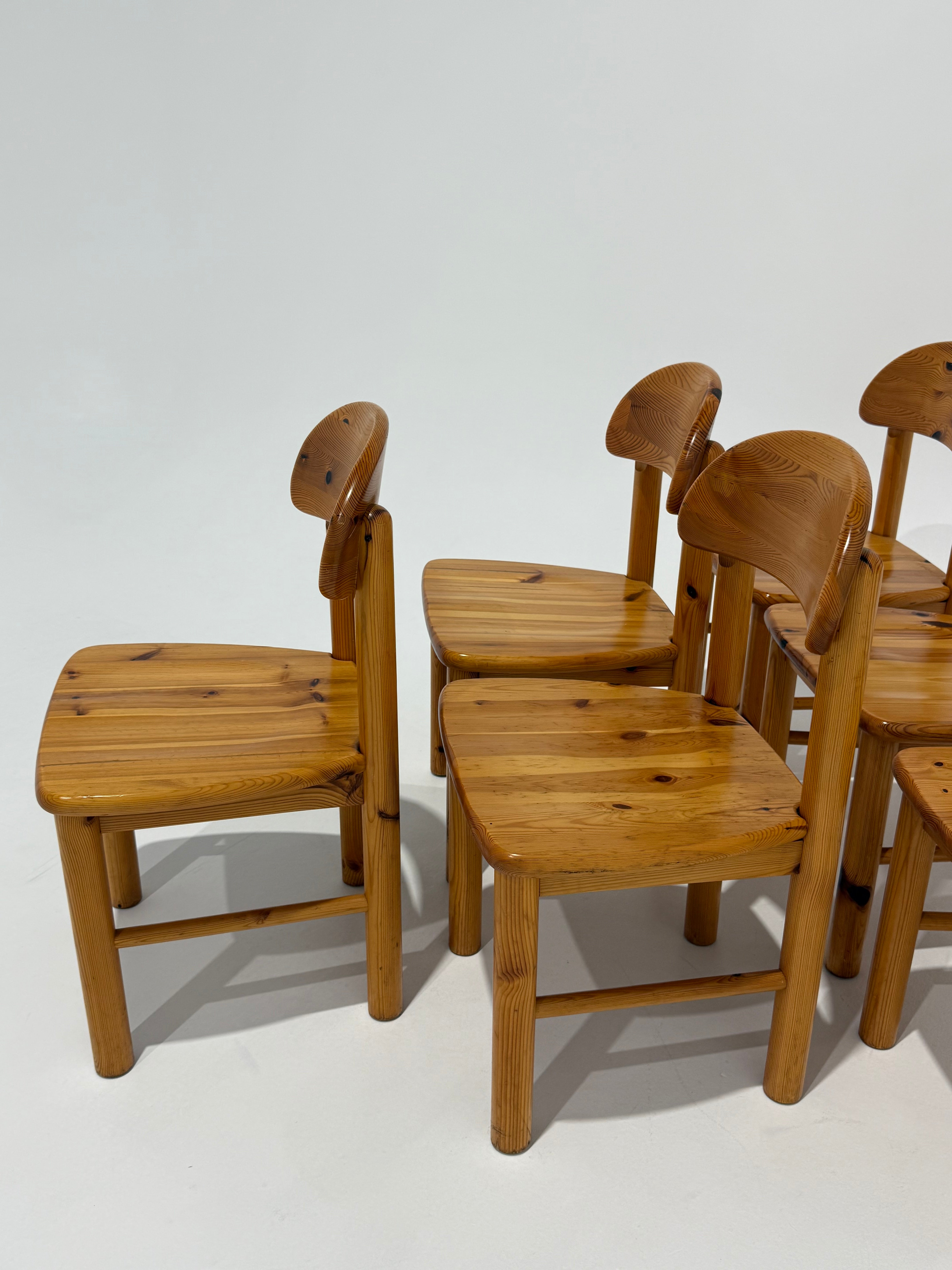 Pine Dining Chair by Rainer Daumiller - 6 Available