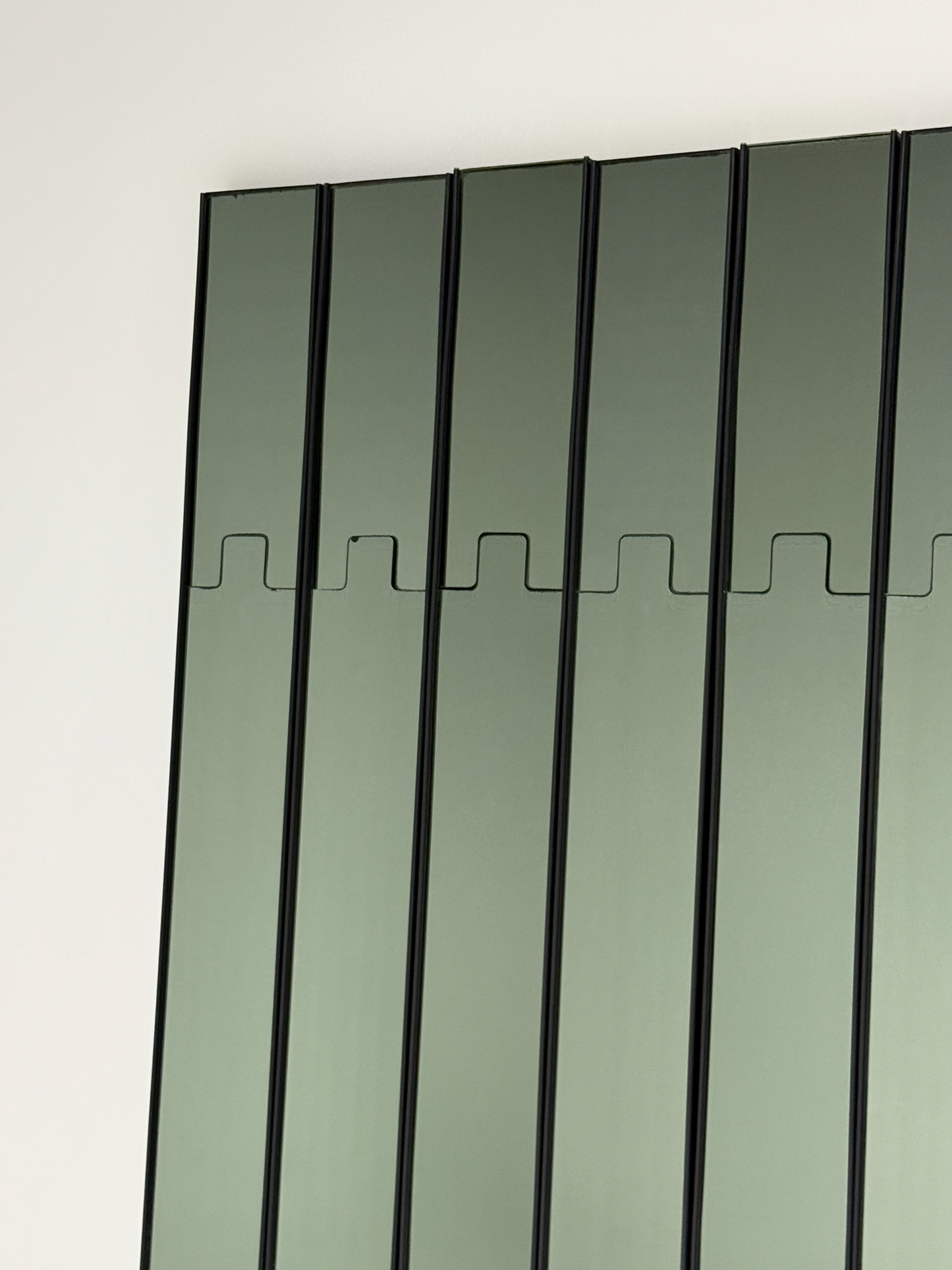 Vintage Gronda Mirror & Coat Rack by Luciano Bertoncini for Elco - 7 Panels Available