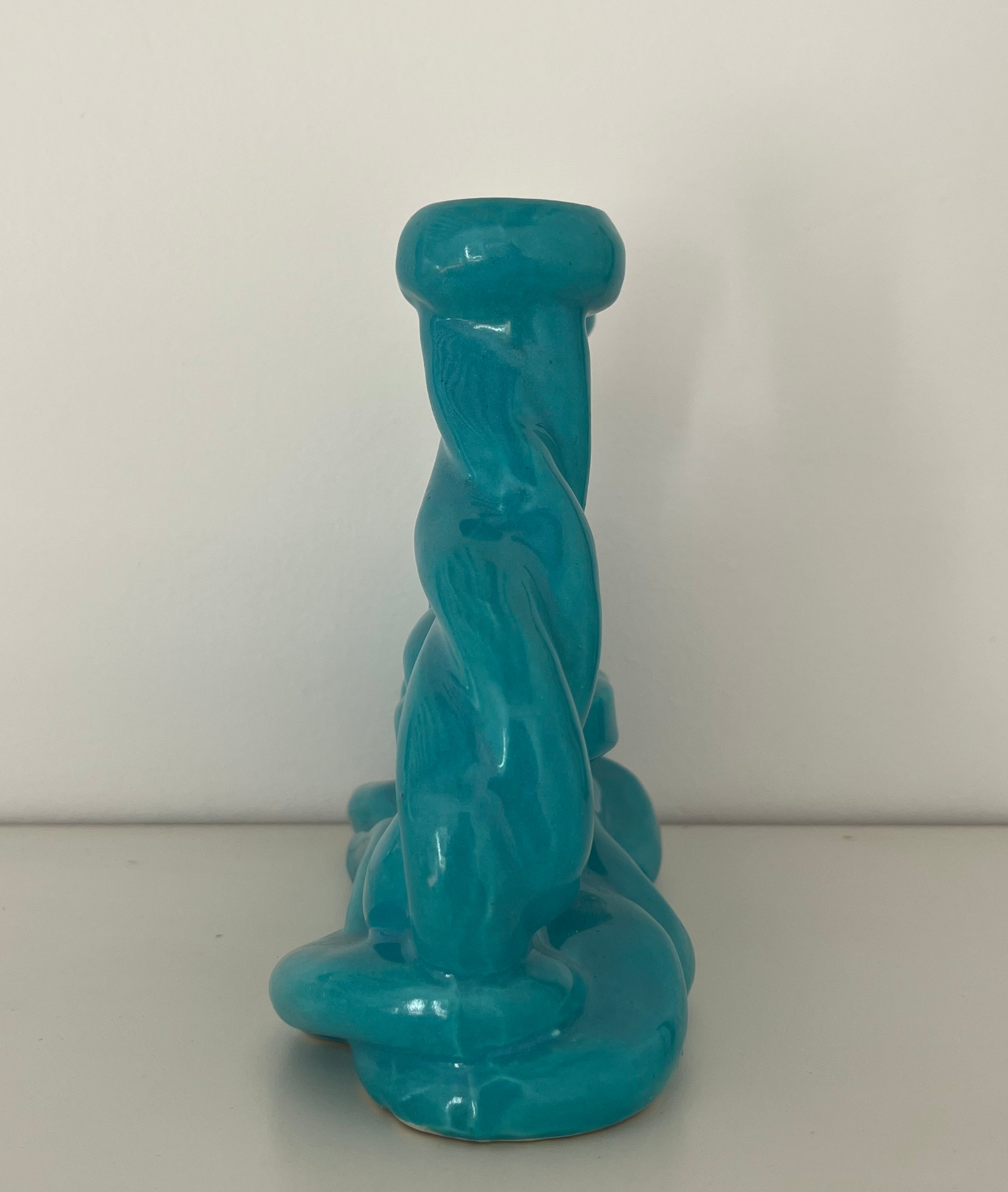 French Ceramic Candle Holder - Two Available