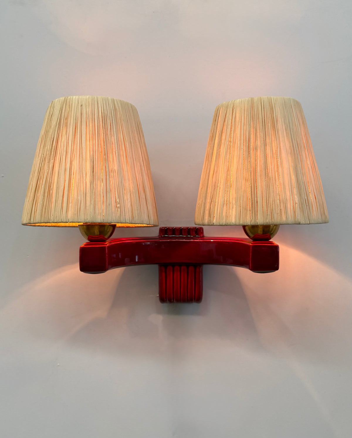 1950’s French Ceramic Wall Light