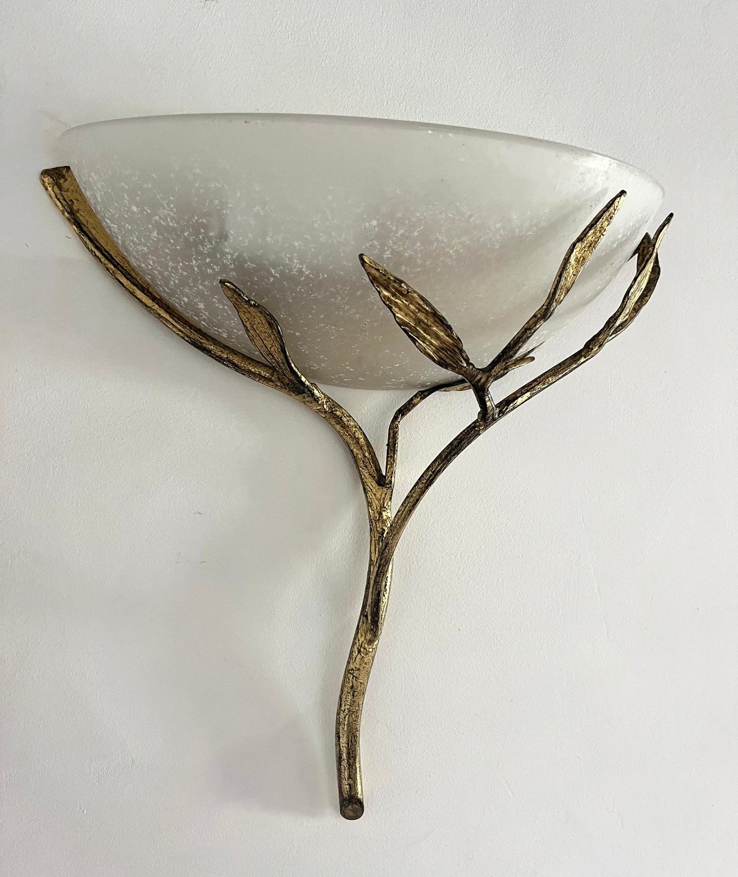Italian Bronze Wall Light by Banci Firenze