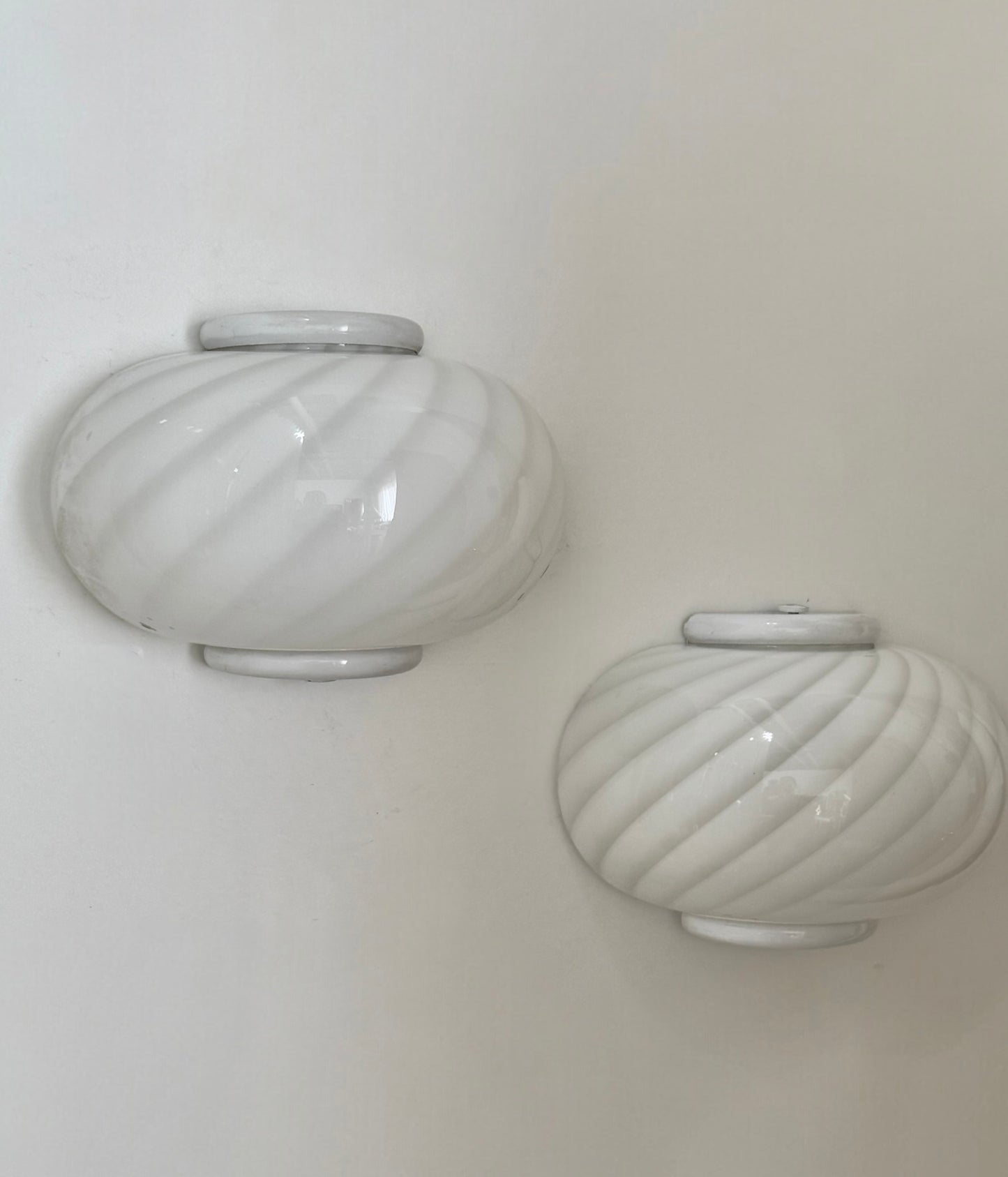 Pair of Murano Glass Wall Lights