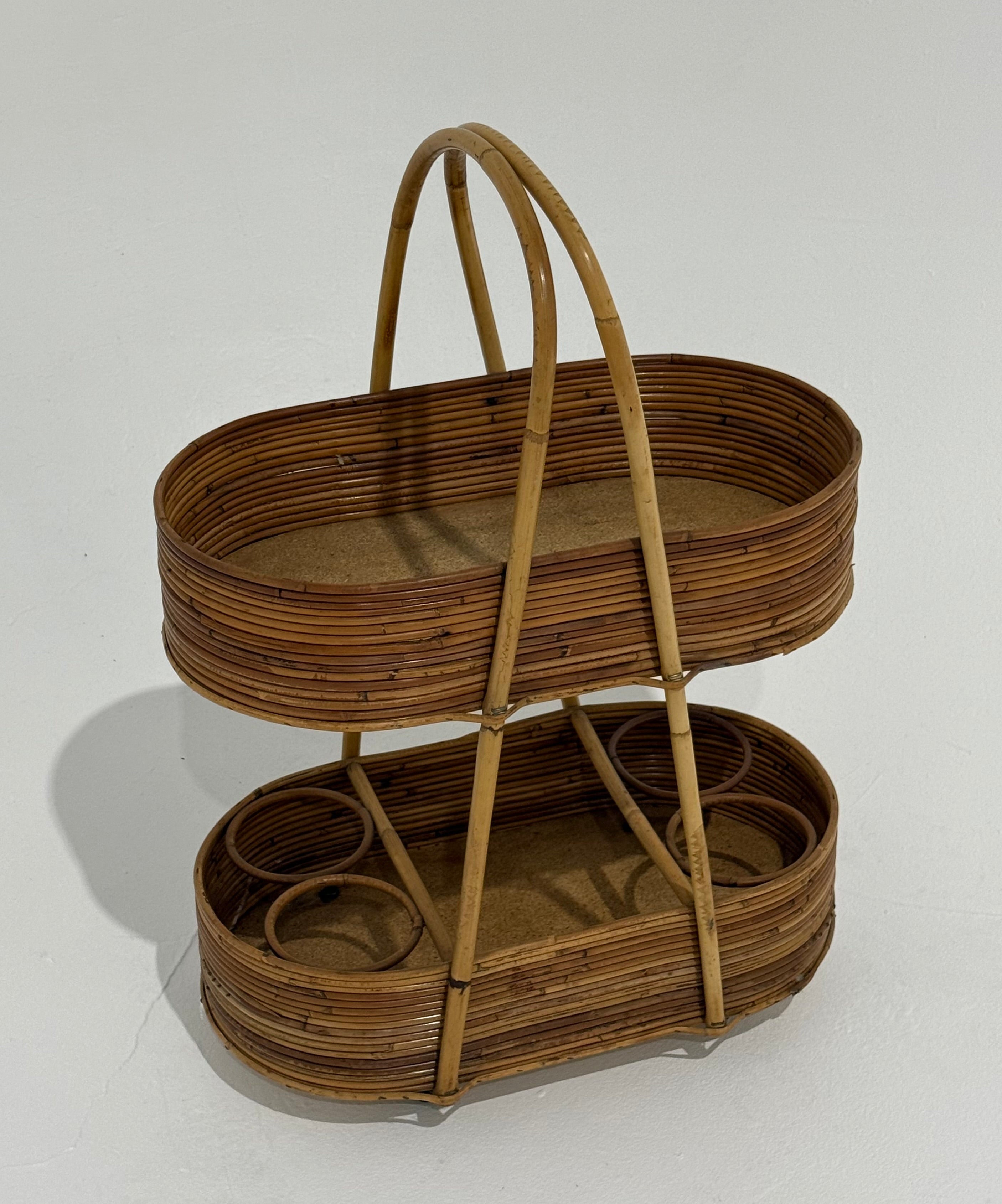 Italian 1960’s Bamboo Bar Trolley
