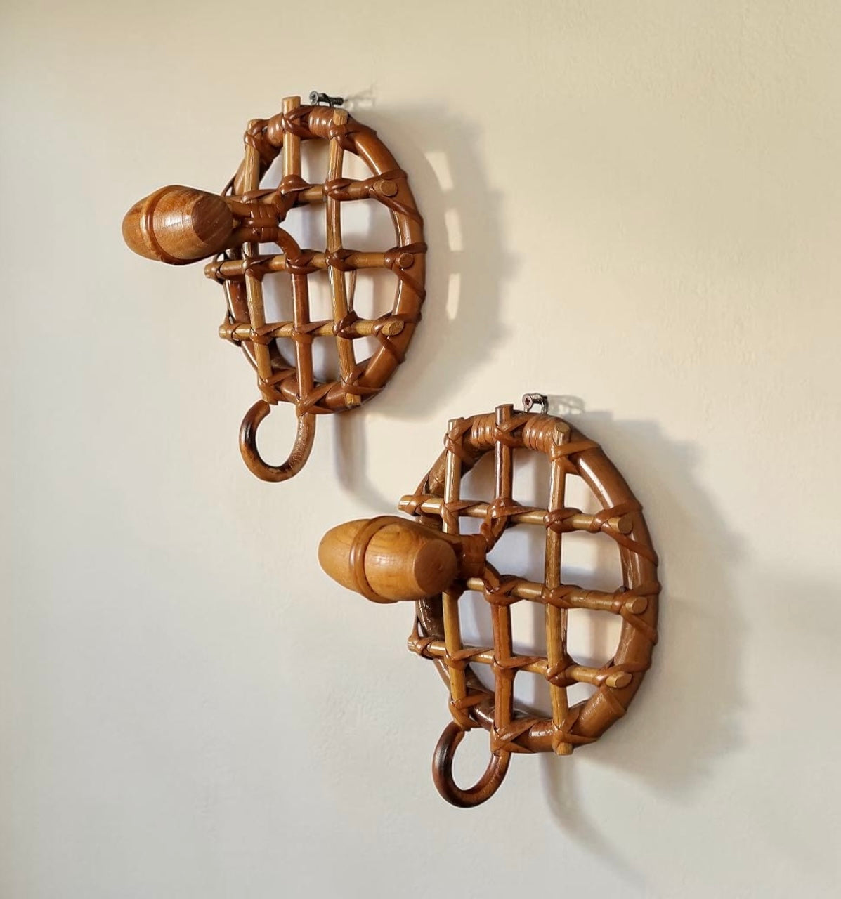 Italian Bamboo Coat Hook by Bonacina