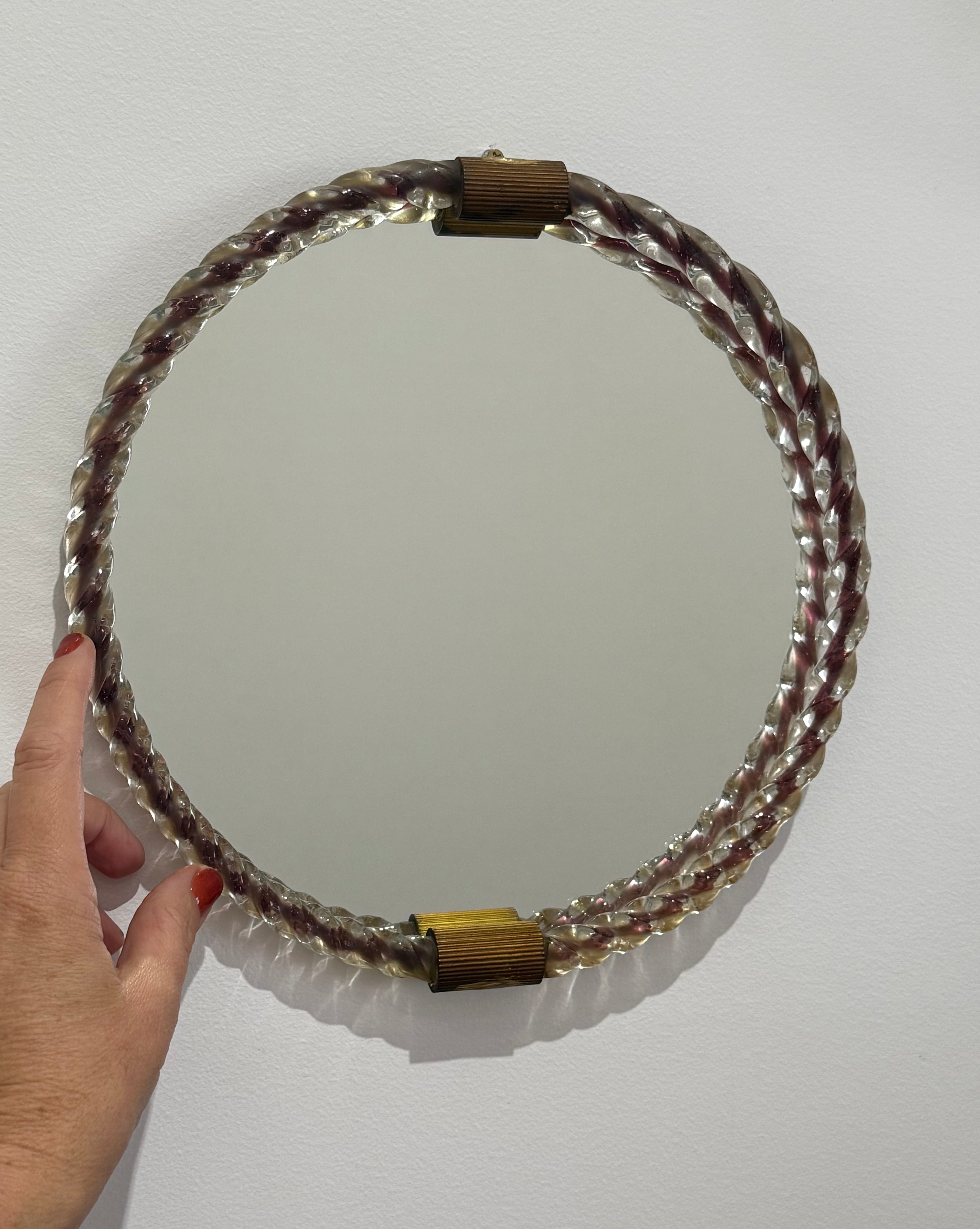 Italian Murano Glass Mirror