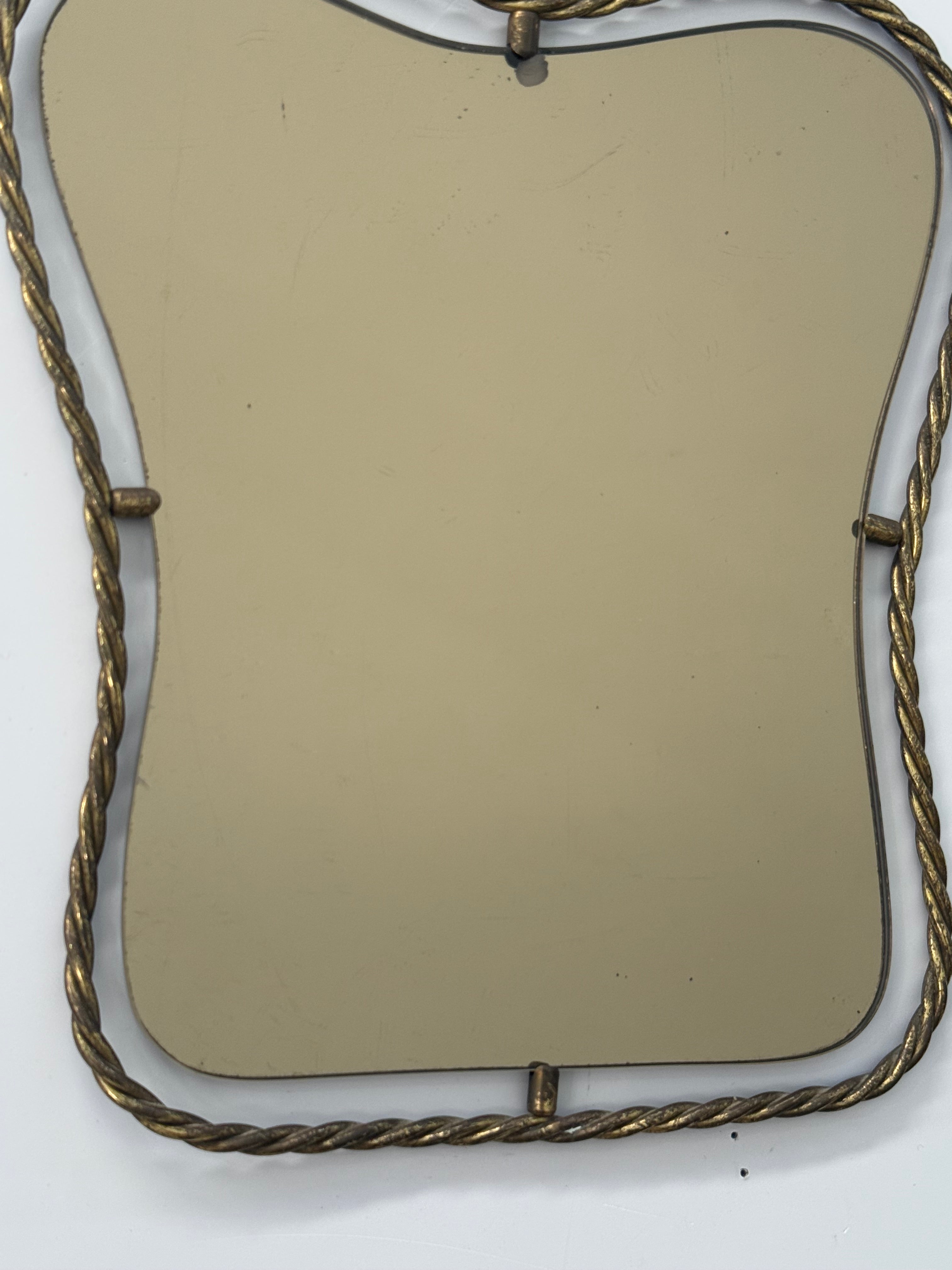 1950’s Italian Brass Mirror
