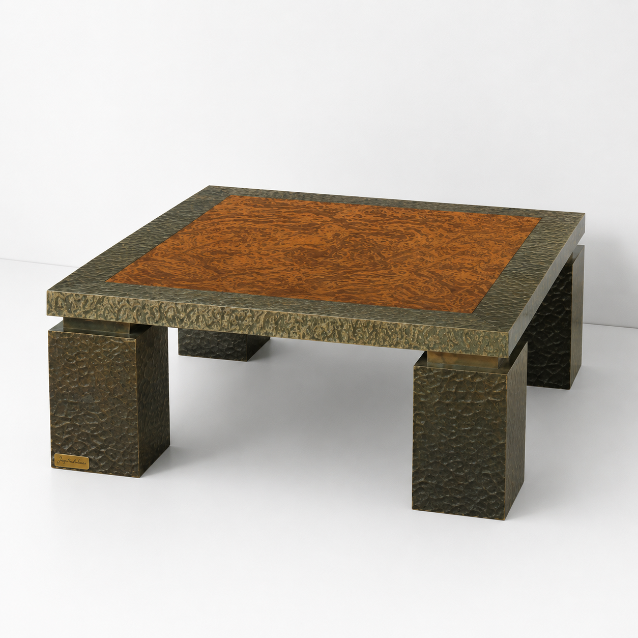French Lacquered Coffee Table by Jean-Charles Liviani