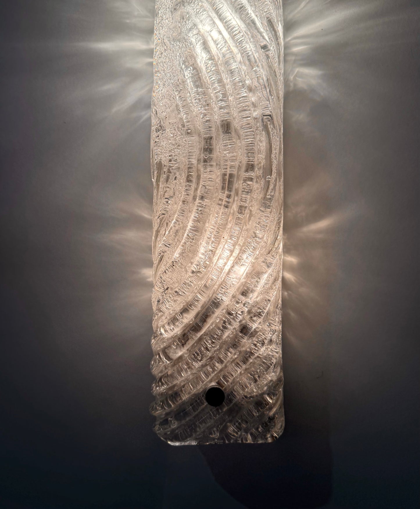 Large 1970’s Murano Wall Light by Mazzega