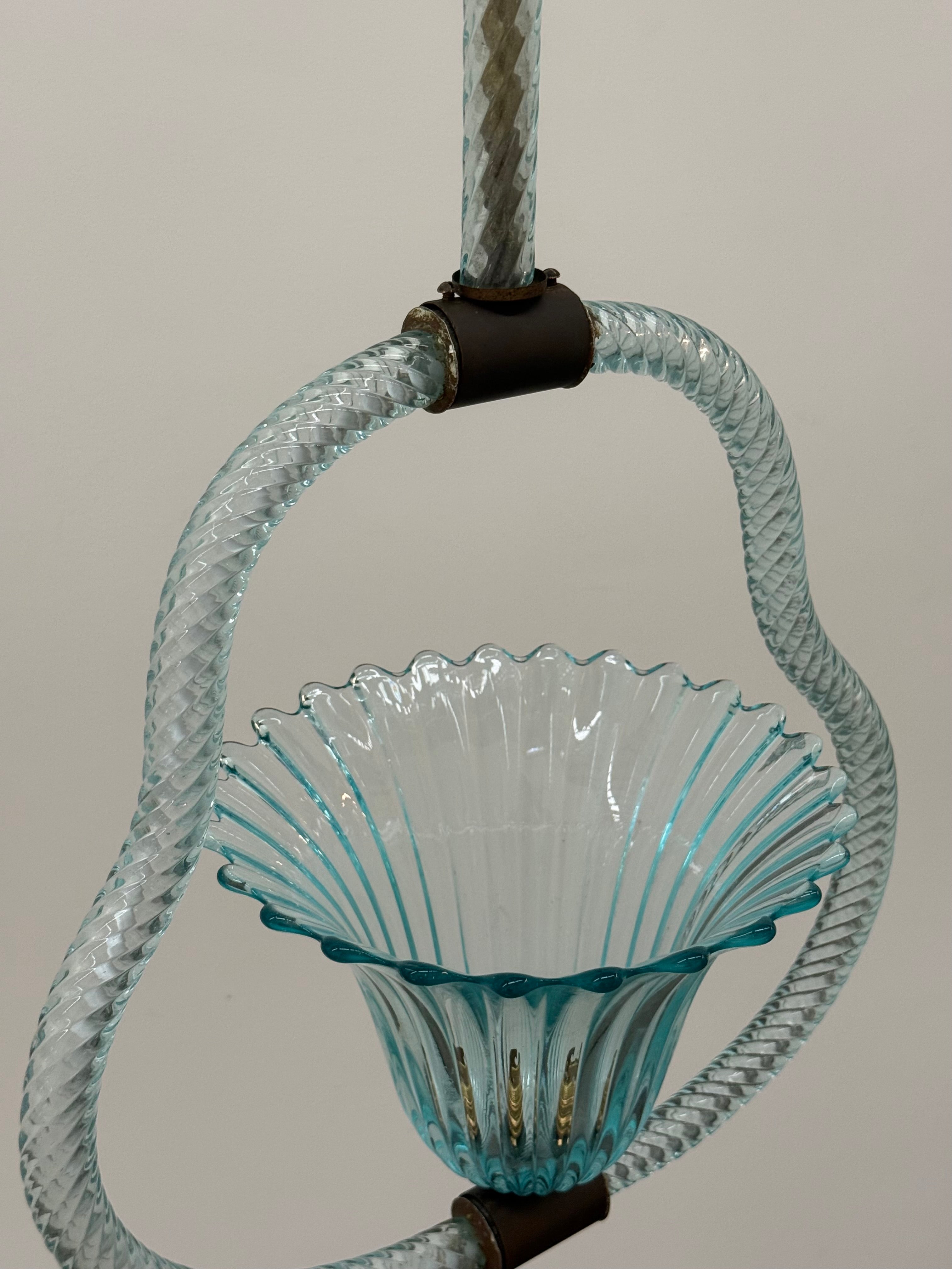 1930’s Barovier & Toso Murano Glass Pendant