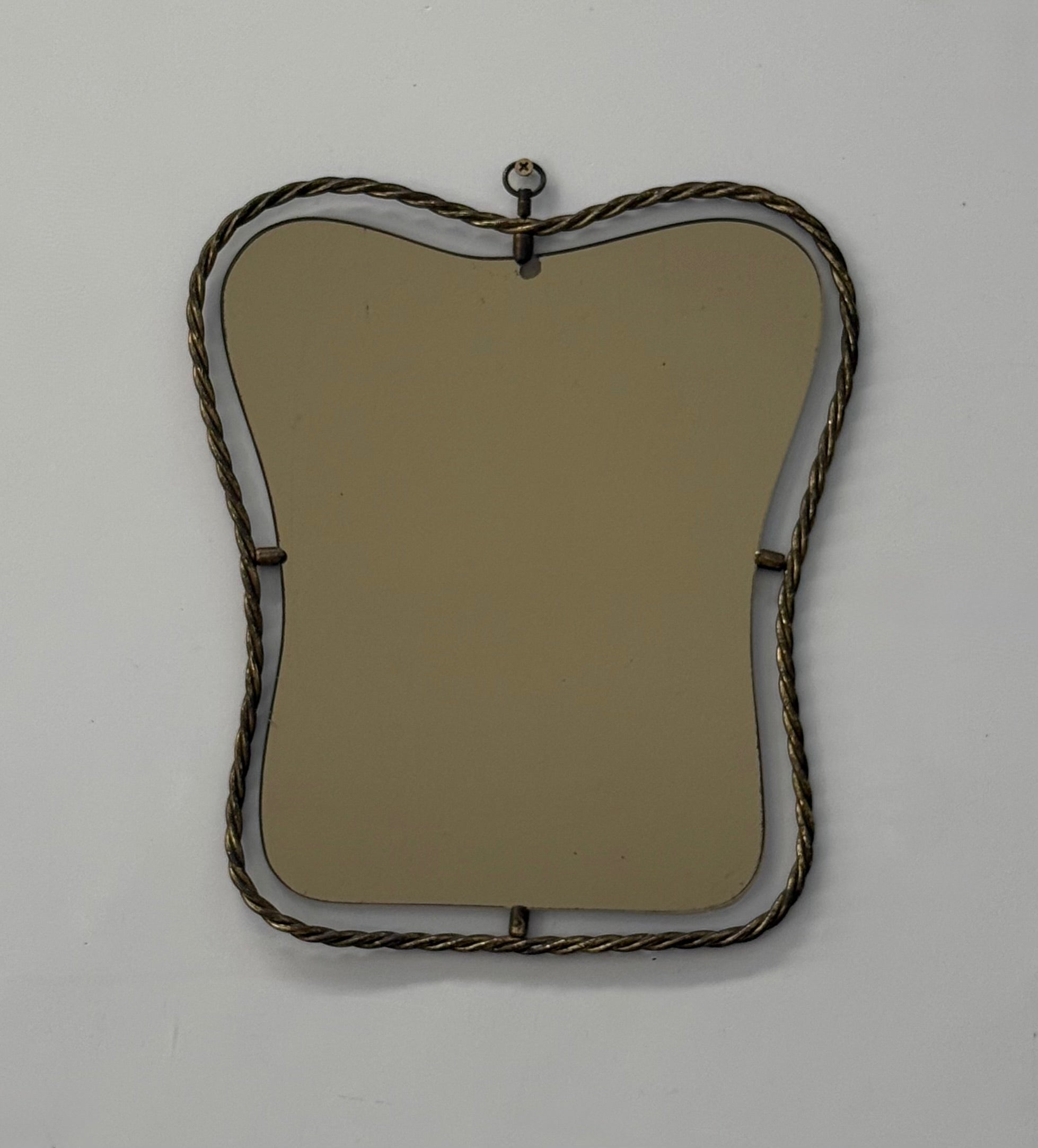 1950’s Italian Brass Mirror