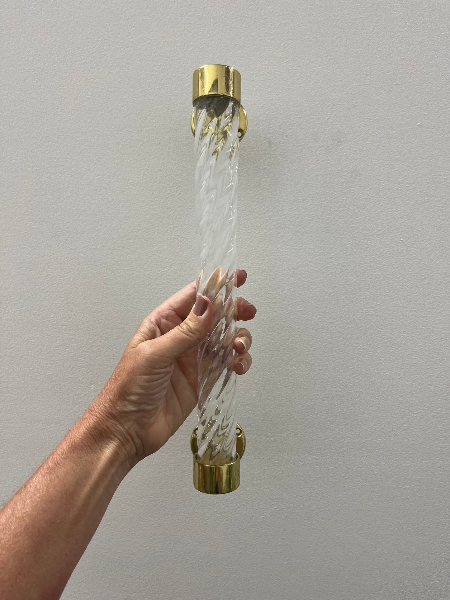 Italian Murano Glass Towel Rail / Handle