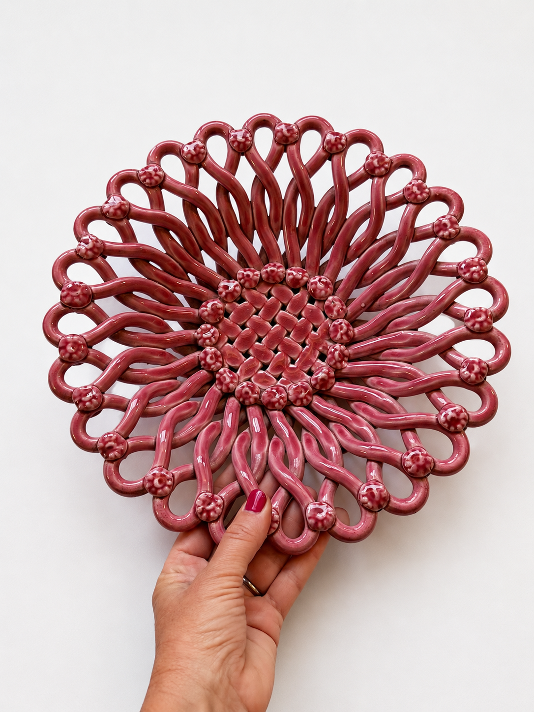French Decorative Ceramic Bowl