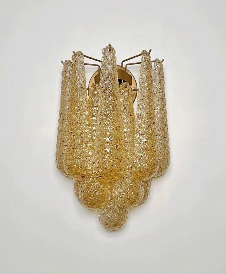 Pair of Murano Glass Wall Lights